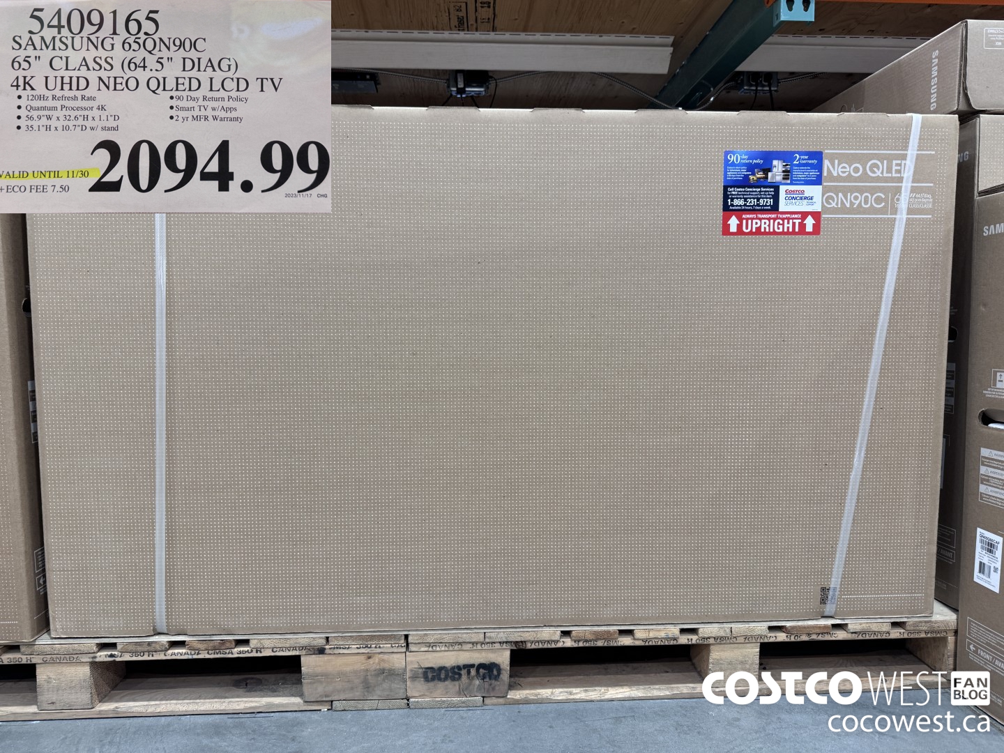 5409165 SAMSUNG 65QN90C 65