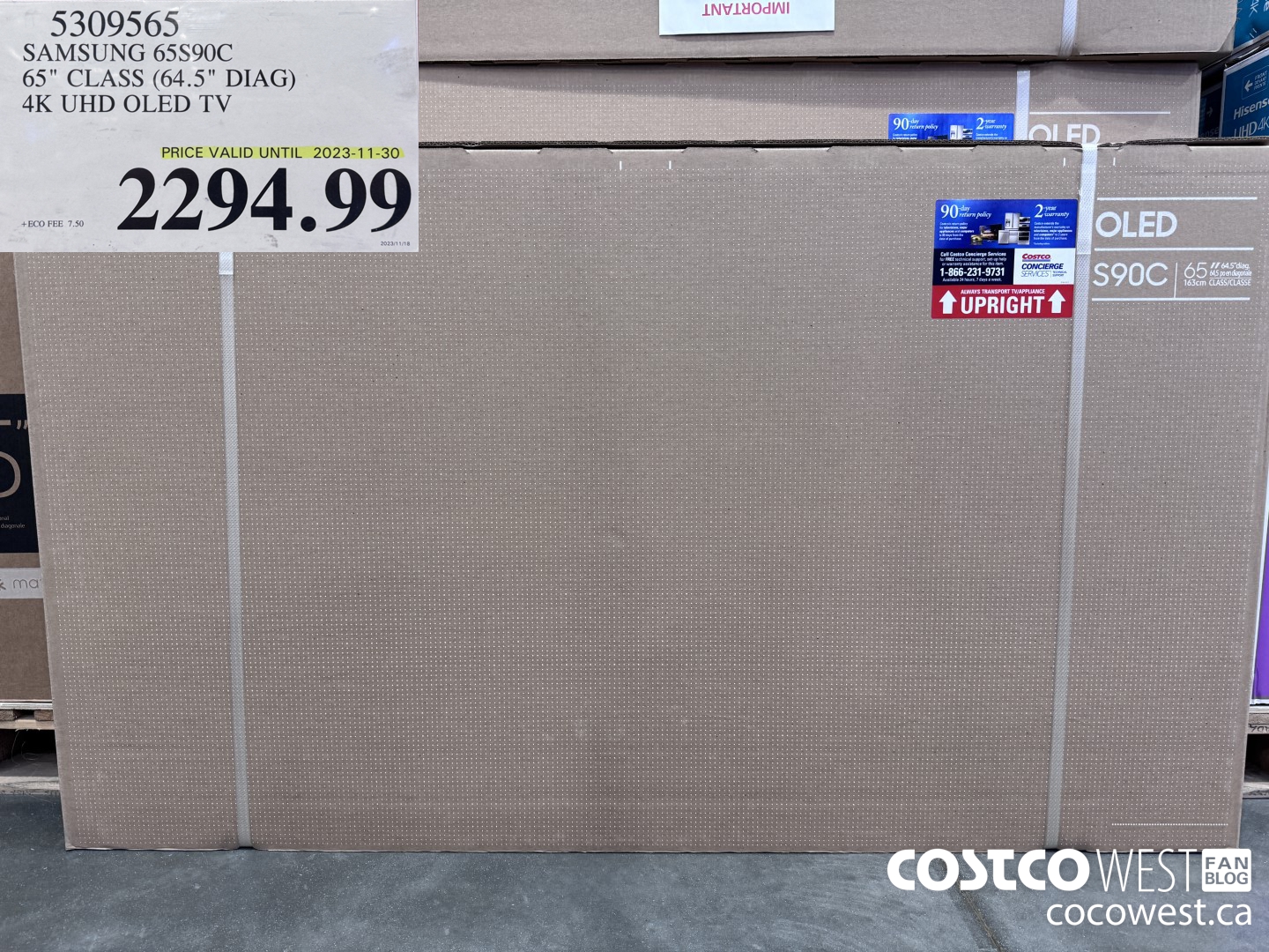 5309565 SAMSUNG 65S90C 65