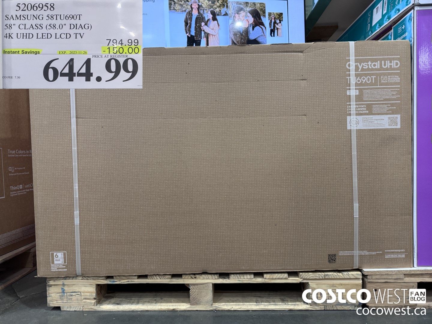 5206958 SAMSUNG UN58TU690T 58