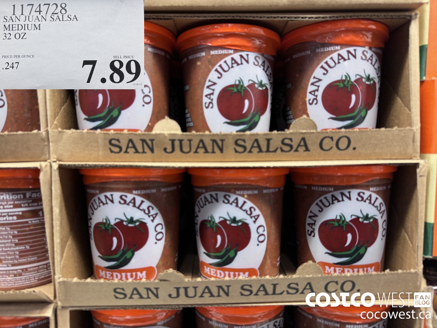 1174728 SAN JUAN SALSA MEDIUM 32 OZ $7.89