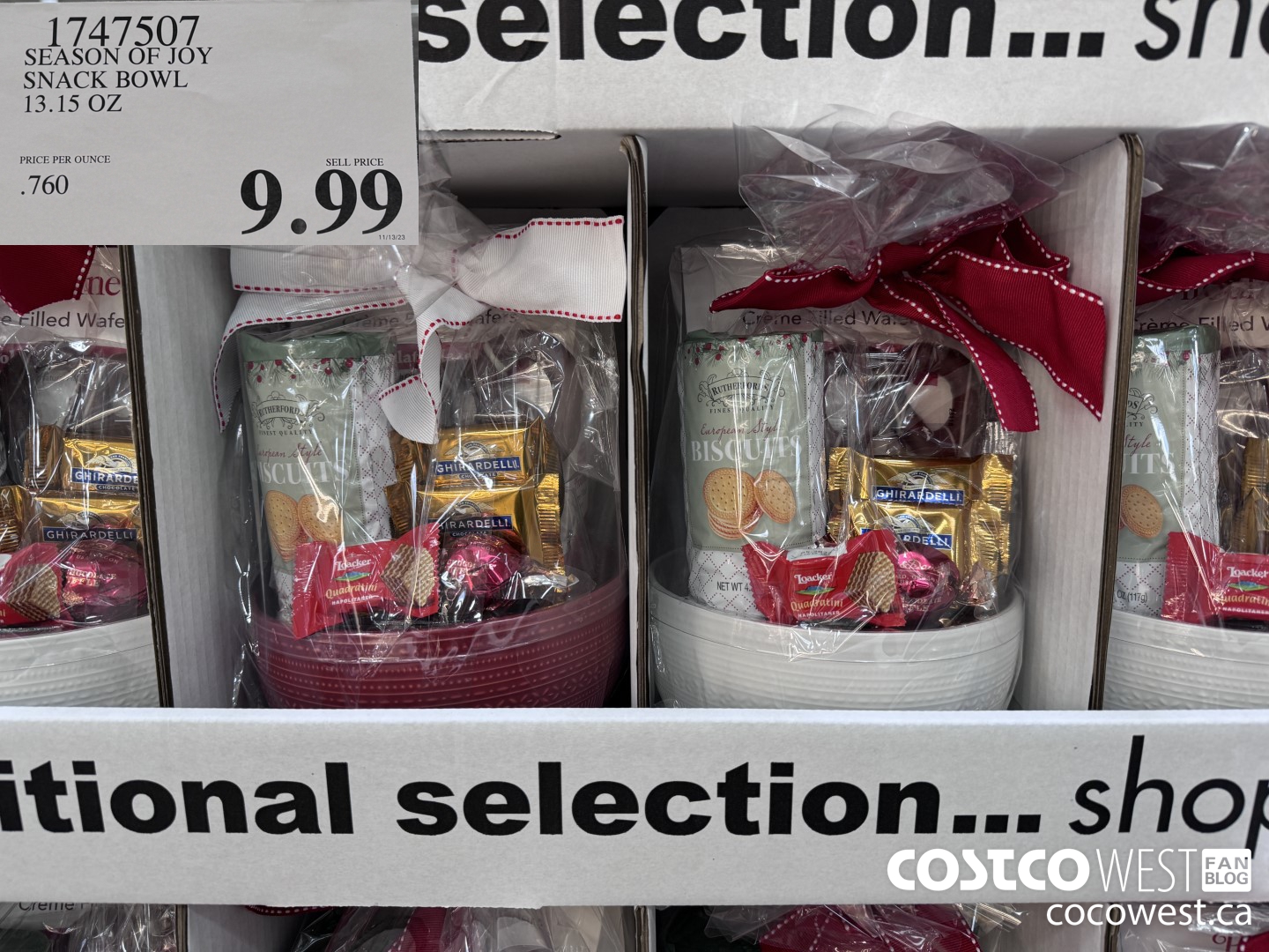 1747507 SEASON OF JOY SNACK BOWL 13.15 OZ $9.99