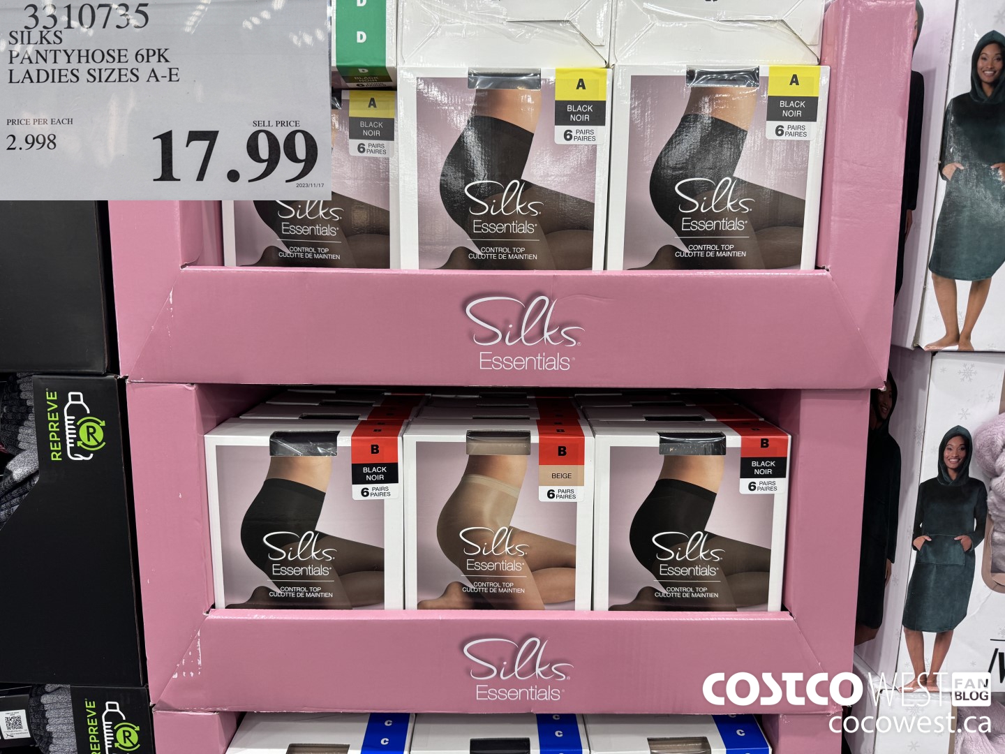 3310735 SILKS PANTYHOSE 6PK LADIES SIZES A-E $17.99