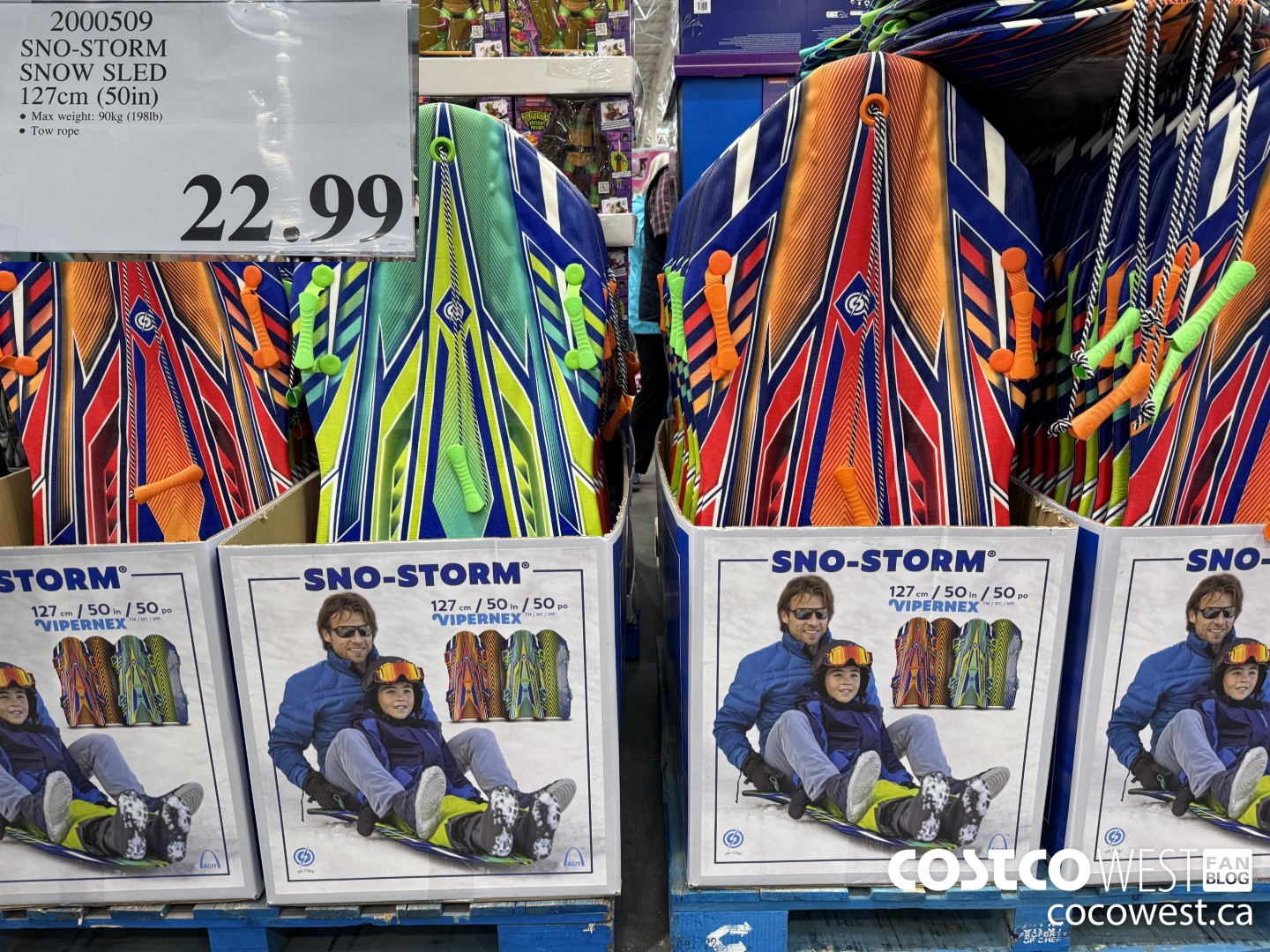 2000509 SNO STORM SNOW SLED 127 CM (50 IN) $22.99