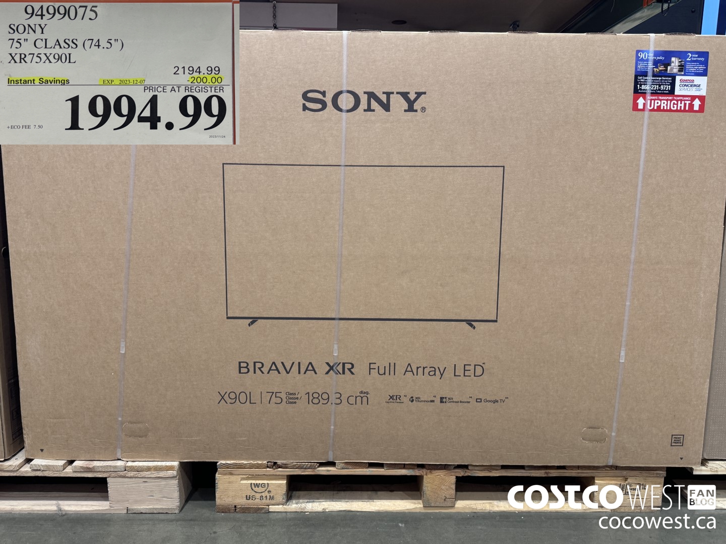 9499075 SONY 75