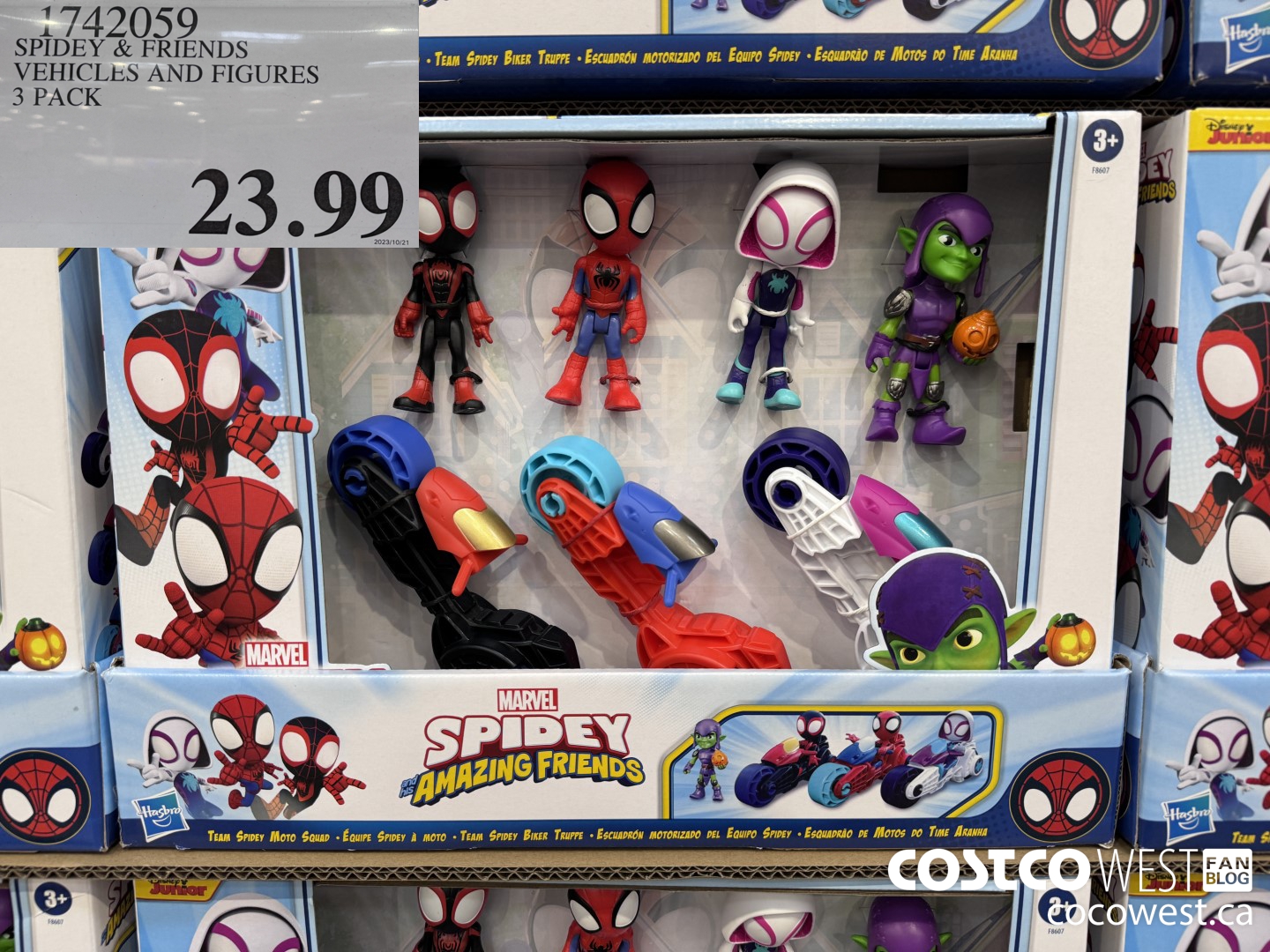 1742059 SPIDEY & FRIENDS VEHICLES AND FIGURES 3 PACK $23.99