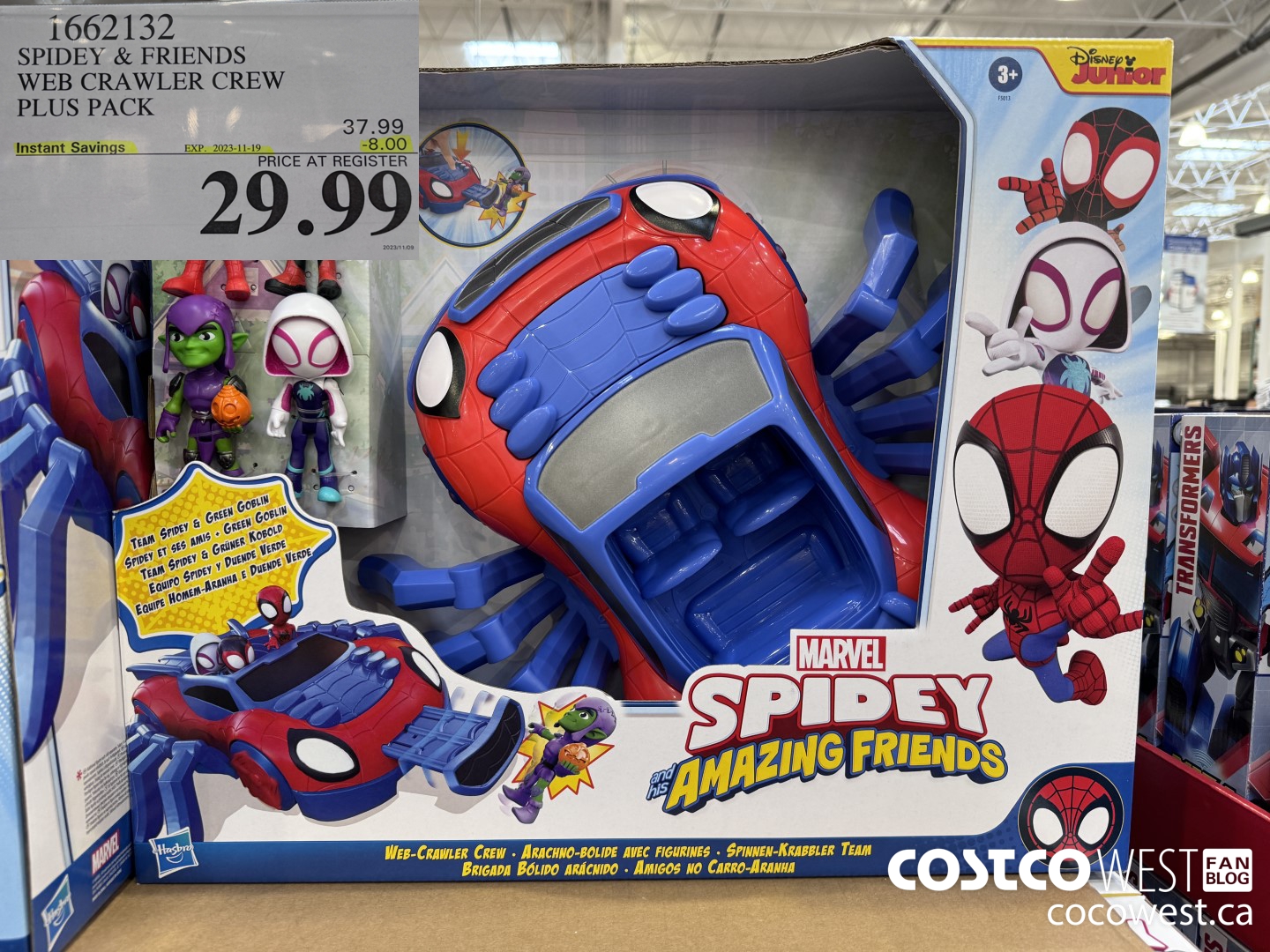 1662132 SPIDEY & FRIENDS WEB CRAWLER CREW PLUS PACK ($8.00 INSTANT SAVINGS EXPIRES ON 2023-11-19) $29.99