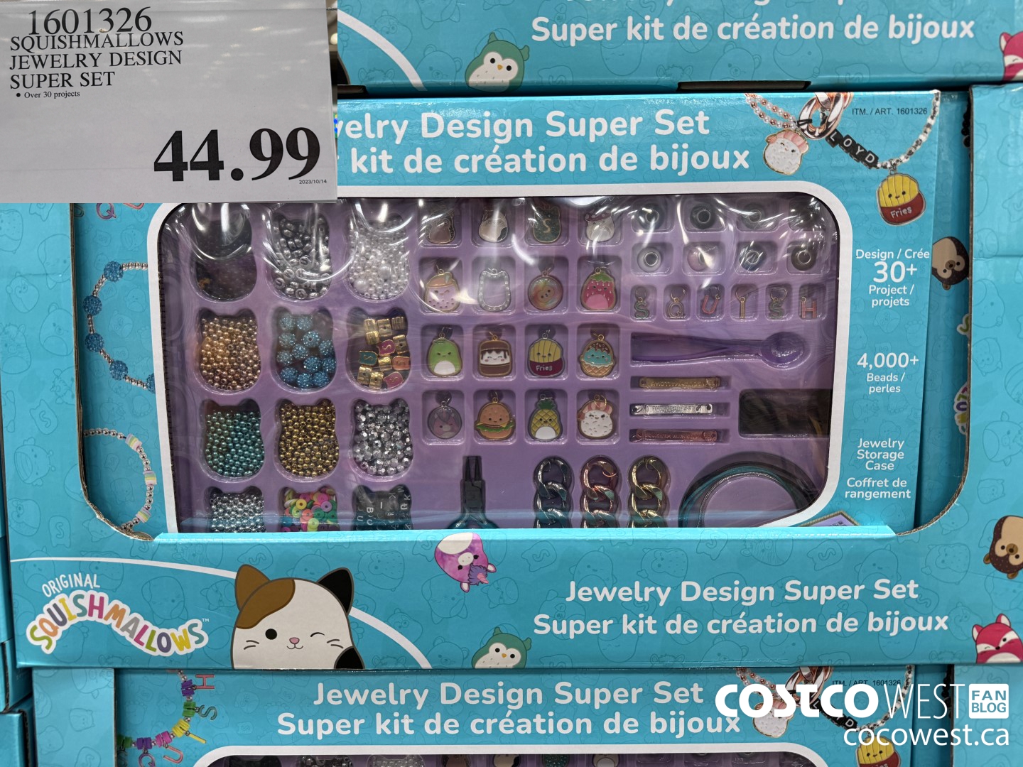 1601326 SQUISHMALLOW JEWELRY DESIGN SUPER SET $44.99