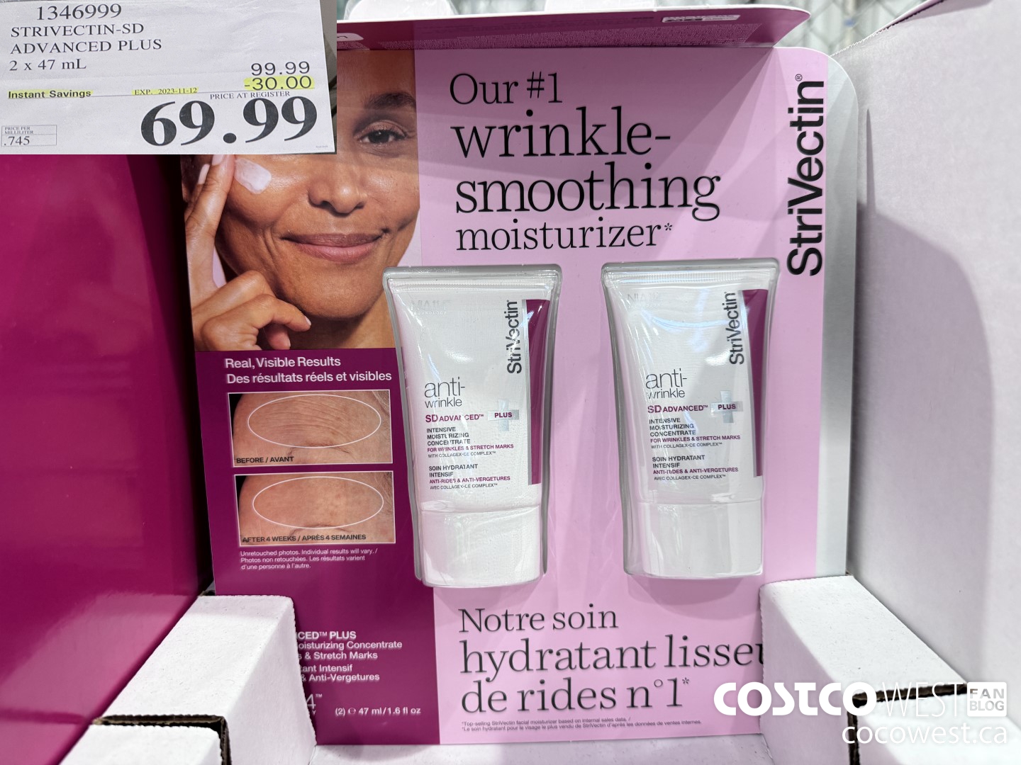 1346999 STRIVECTIN-SD ADVANCED PLUS 2 X 47 ML ($30.00 INSTANT SAVINGS EXPIRES ON 2023-11-12) $69.99