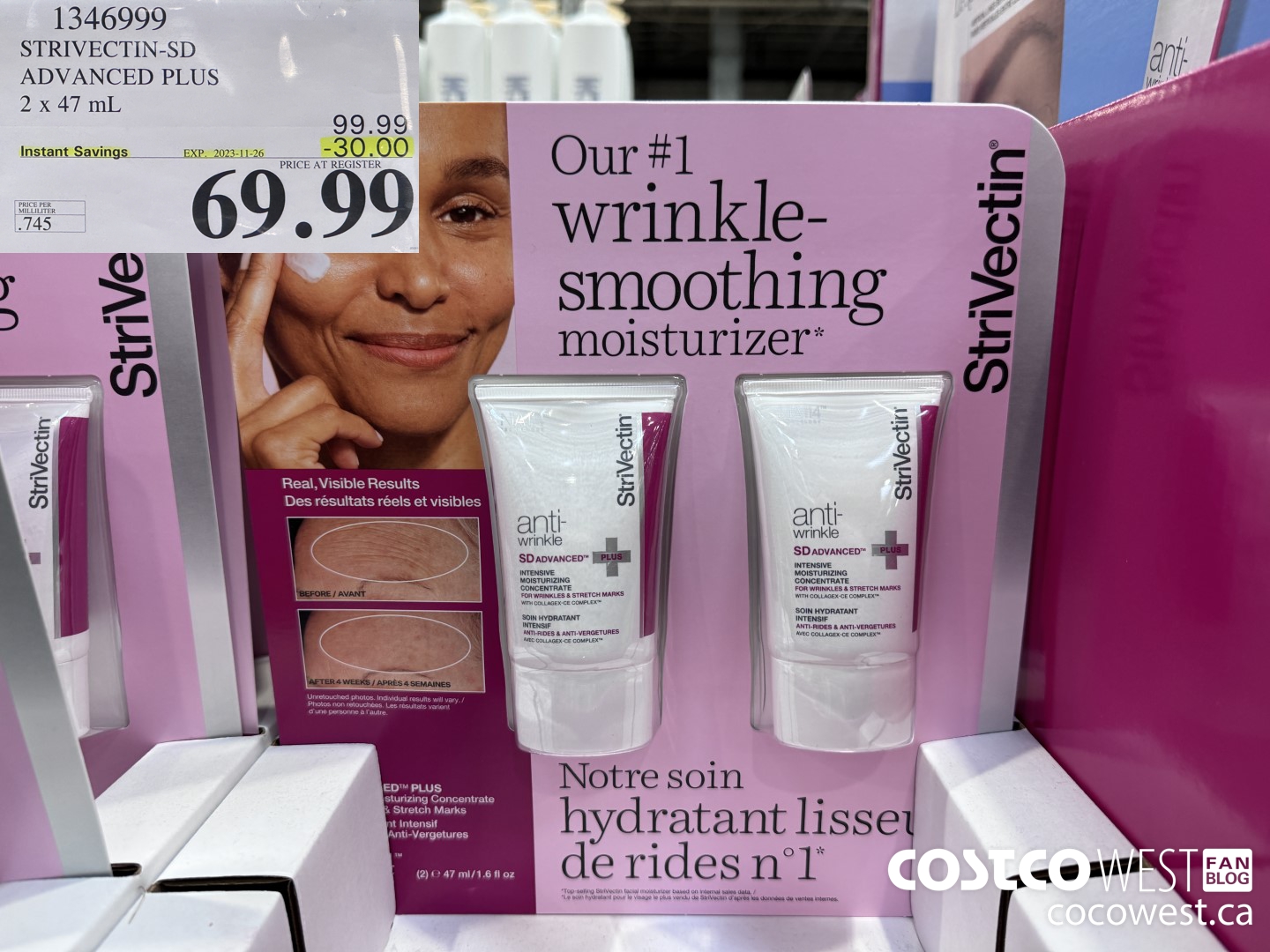 1346999 STRIVECTIN-SD ADVANCED PLUS 2 X 47 ML ($30.00 INSTANT SAVINGS EXPIRES ON 2023-11-26) $69.99