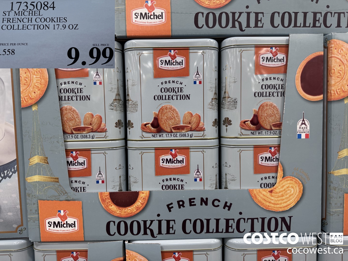 1735084 ST MICHEL FRENCH COOKIES COLLECTION 17.9 OZ $9.99