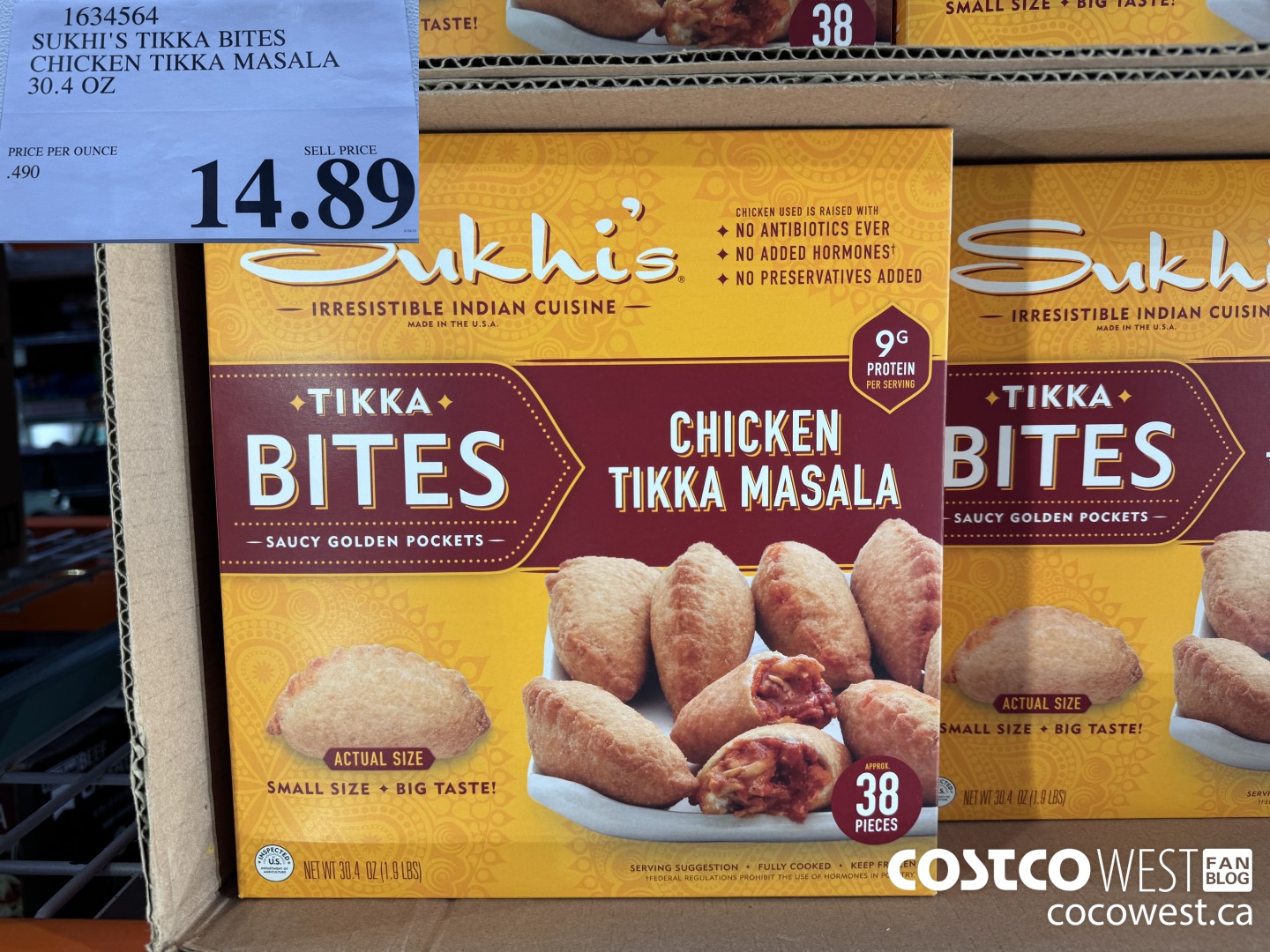 1634564 SUKHI'S TIKKA BITES CHICKEN TIKKA MASALA 30.4 OZ $14.89