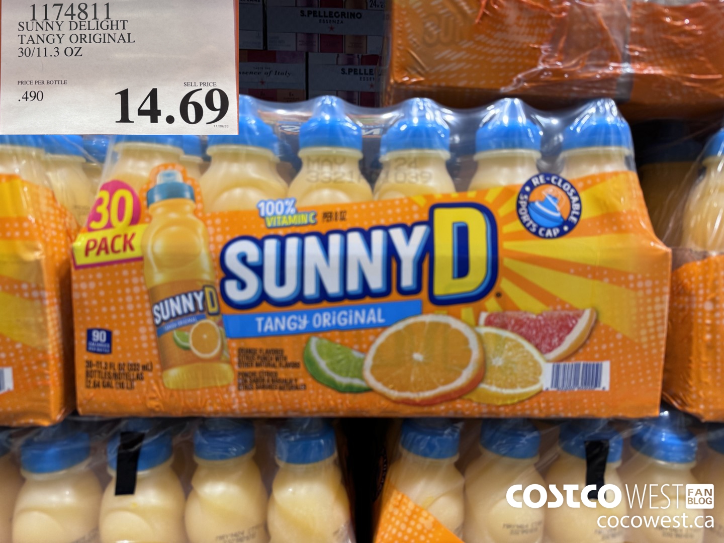 1174811 SUNNY DELIGHT TANGY ORIGINAL 30/11.3 OZ $14.69
