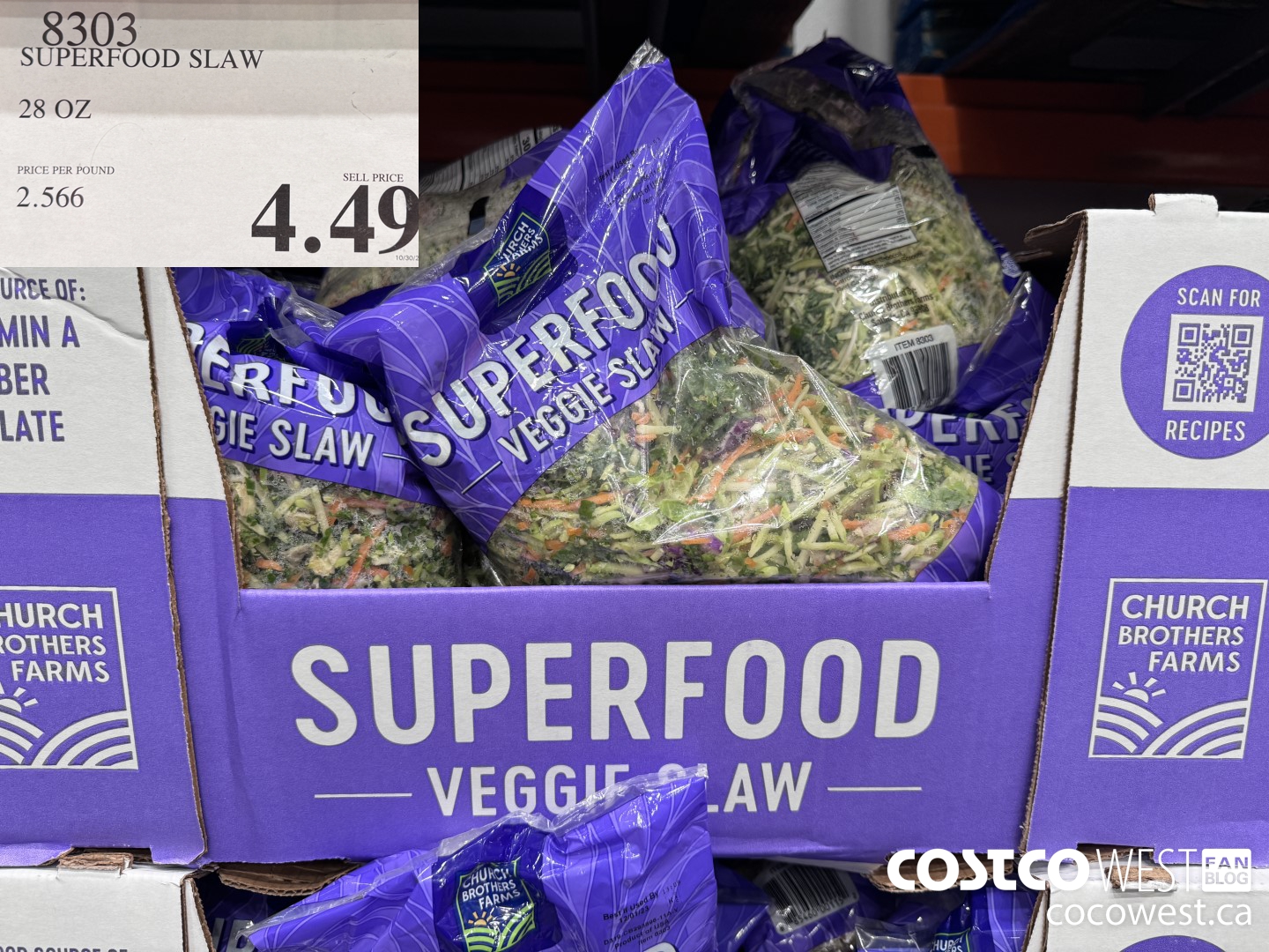 8303 SUPERFOOD SLAW 28 OZ $4.49