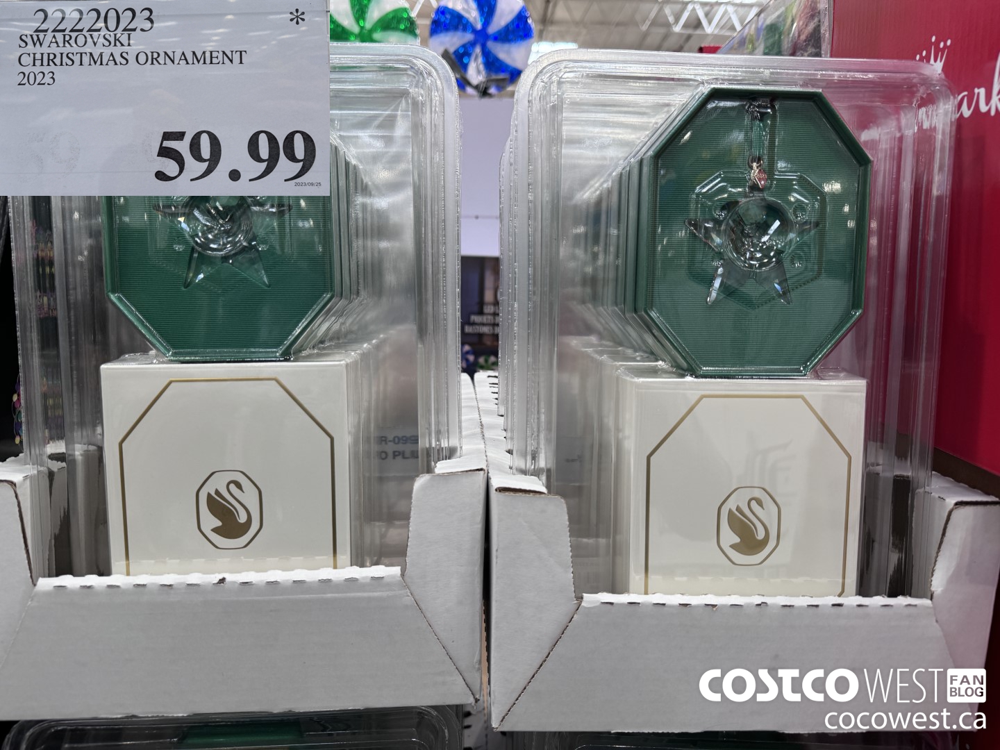 2222023 SWAROVSKI CHRISTMAS ORNAMENT 2023 $59.99