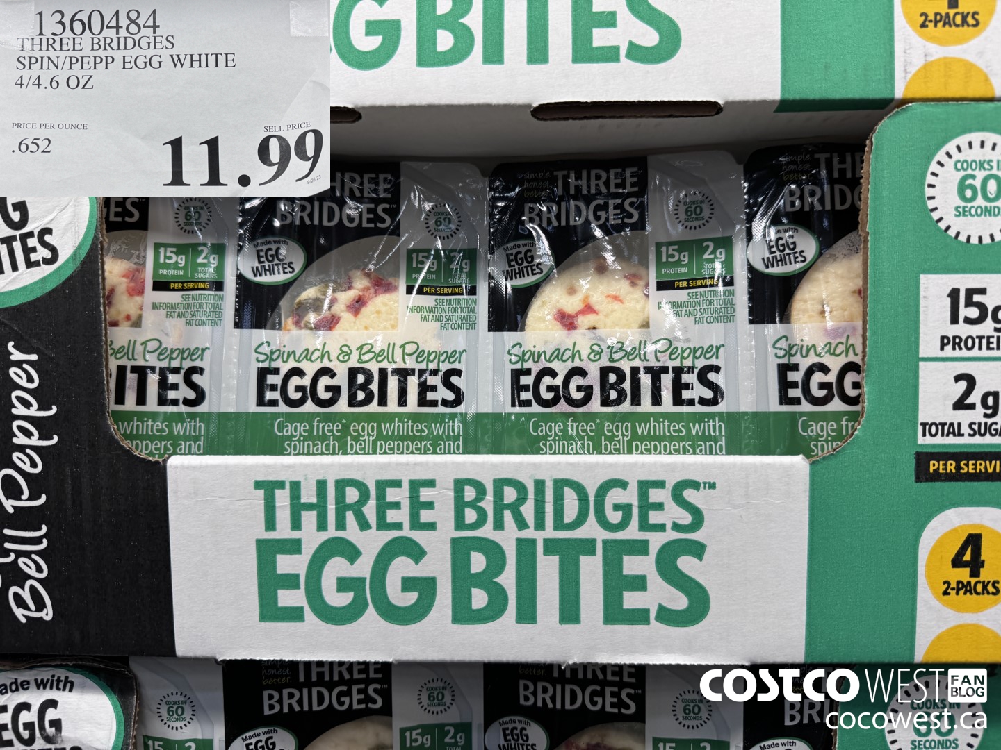 1360484 THREE BRIDGES SPIN/PEPP EGG WHITE 4/4.6 OZ  $11.99