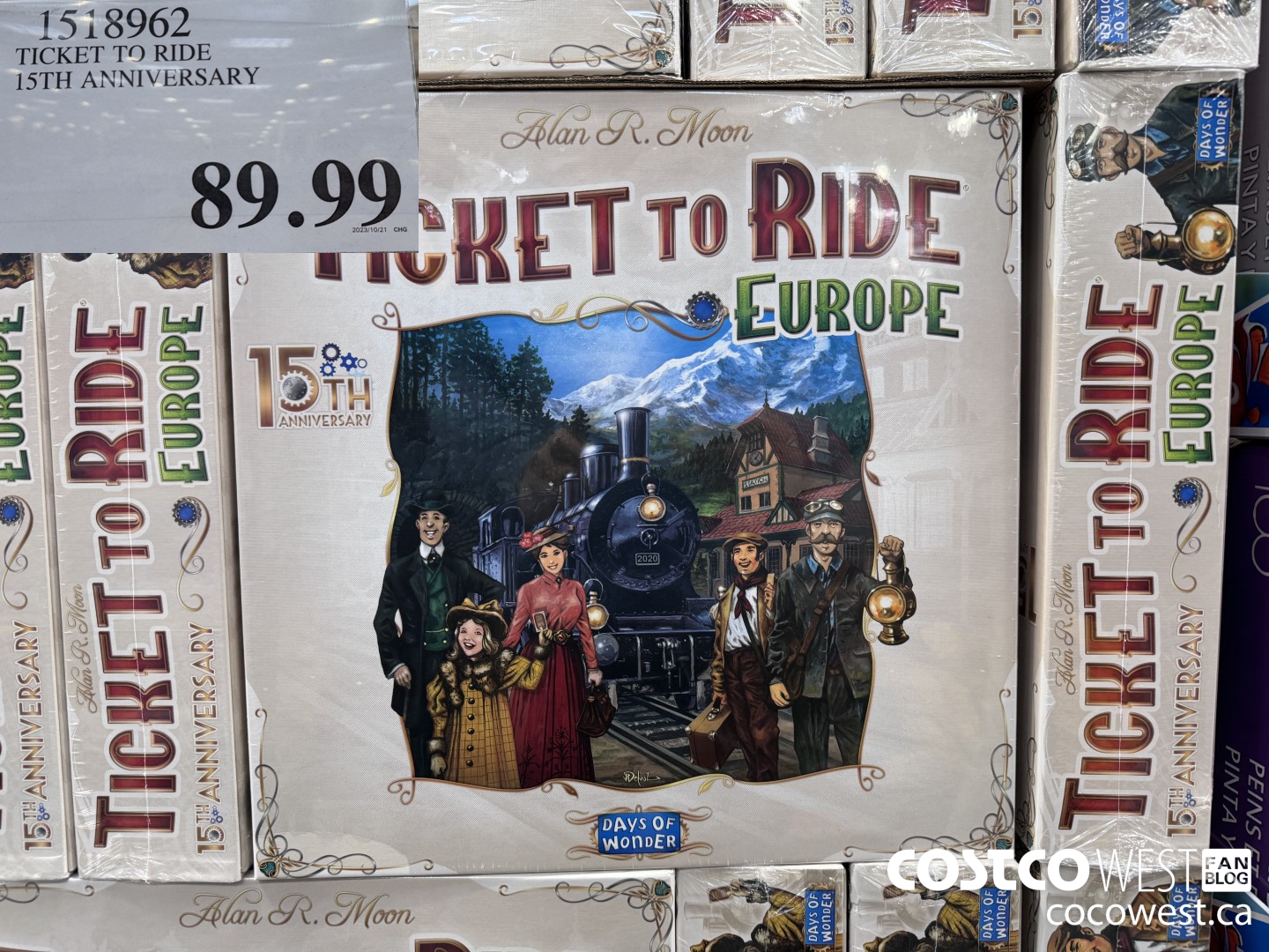 1518962 TICKET TO RIDE 15TH ANNIVERSARY $89.99