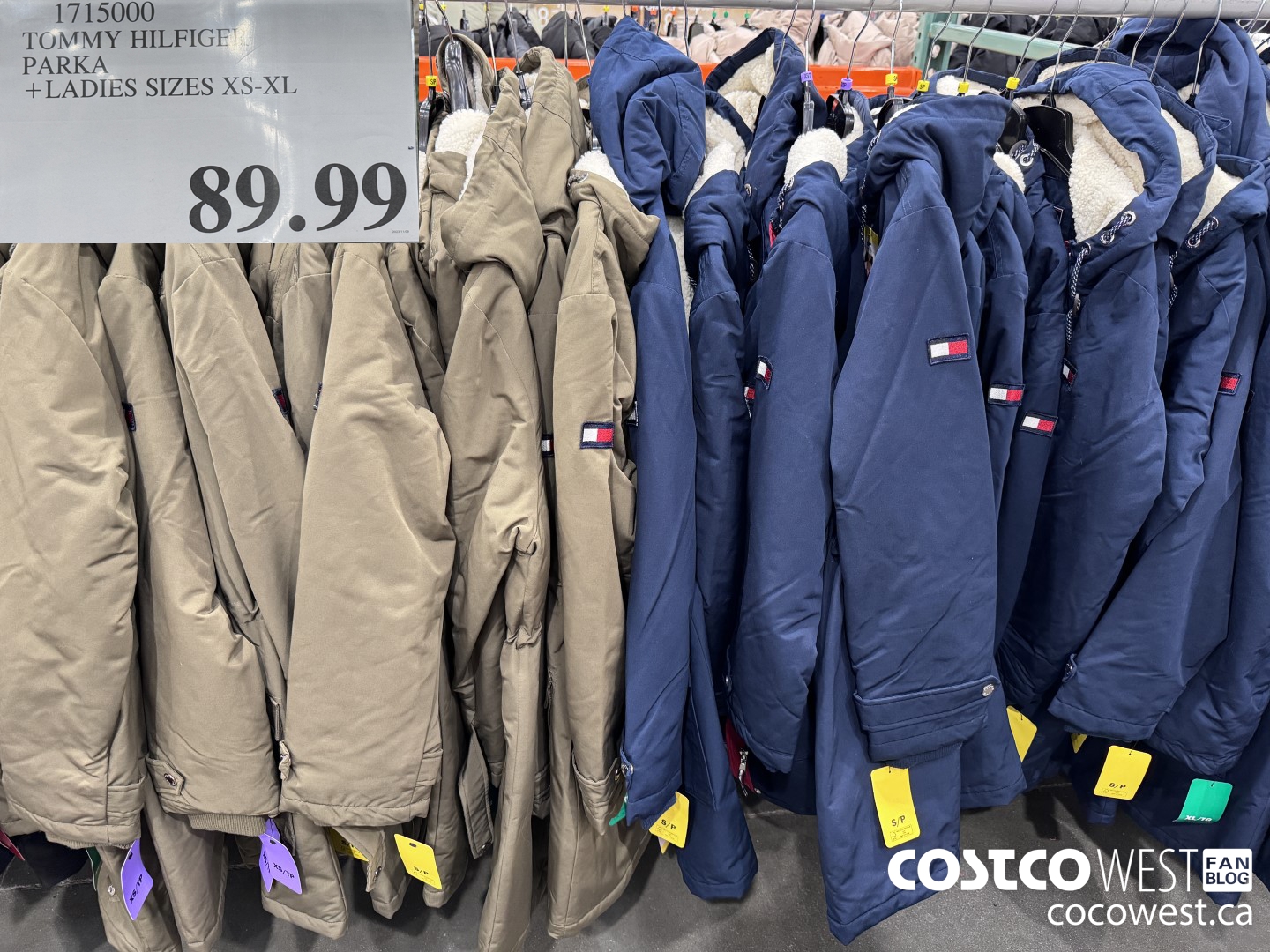 1715000 TOMMY HILFIGER PARKA LADIES SIZES XS-XL $89.99