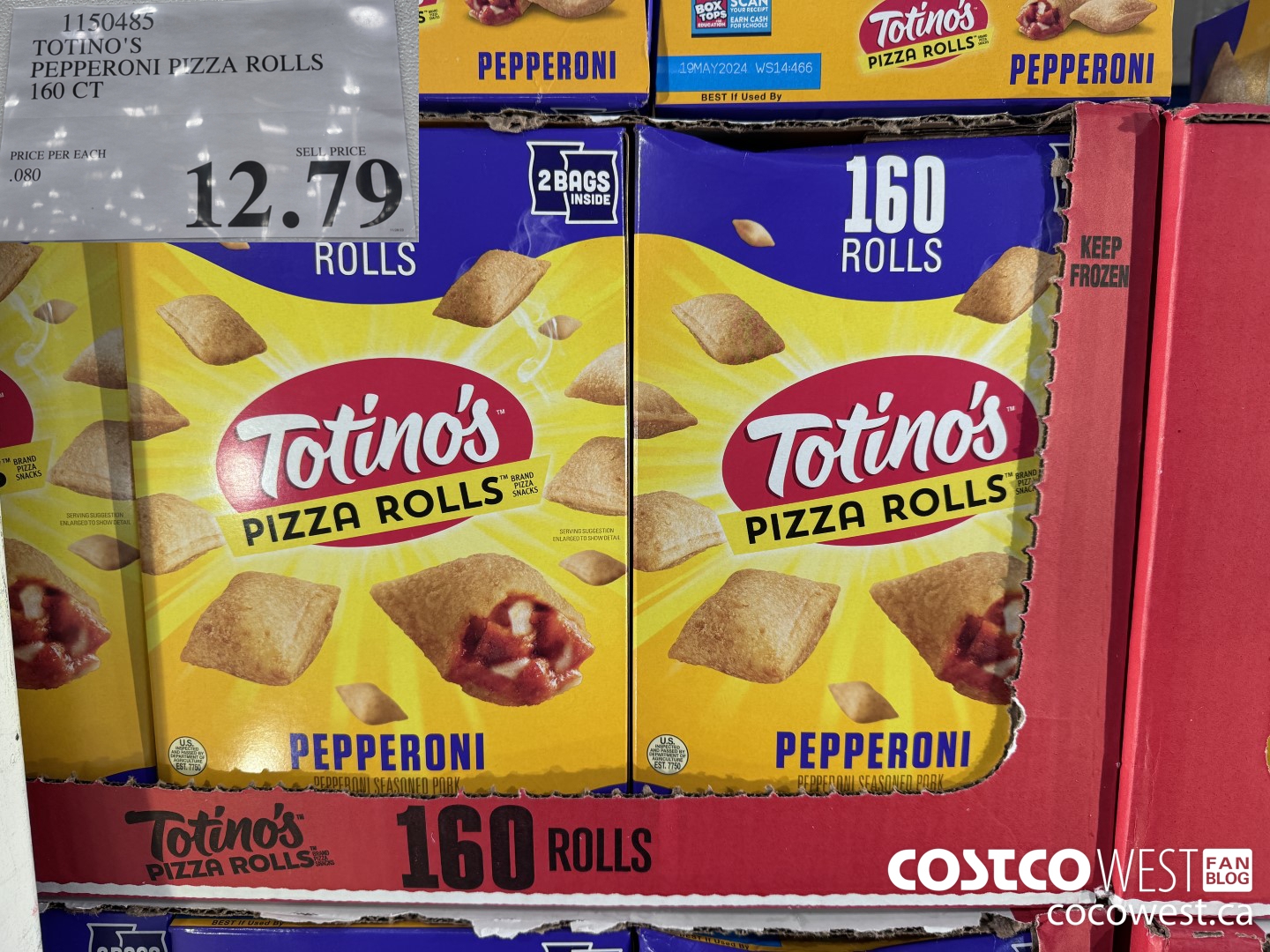 1150485 TOTINO'S PEPPERONI PIZZA ROLLS 160 CT $12.79