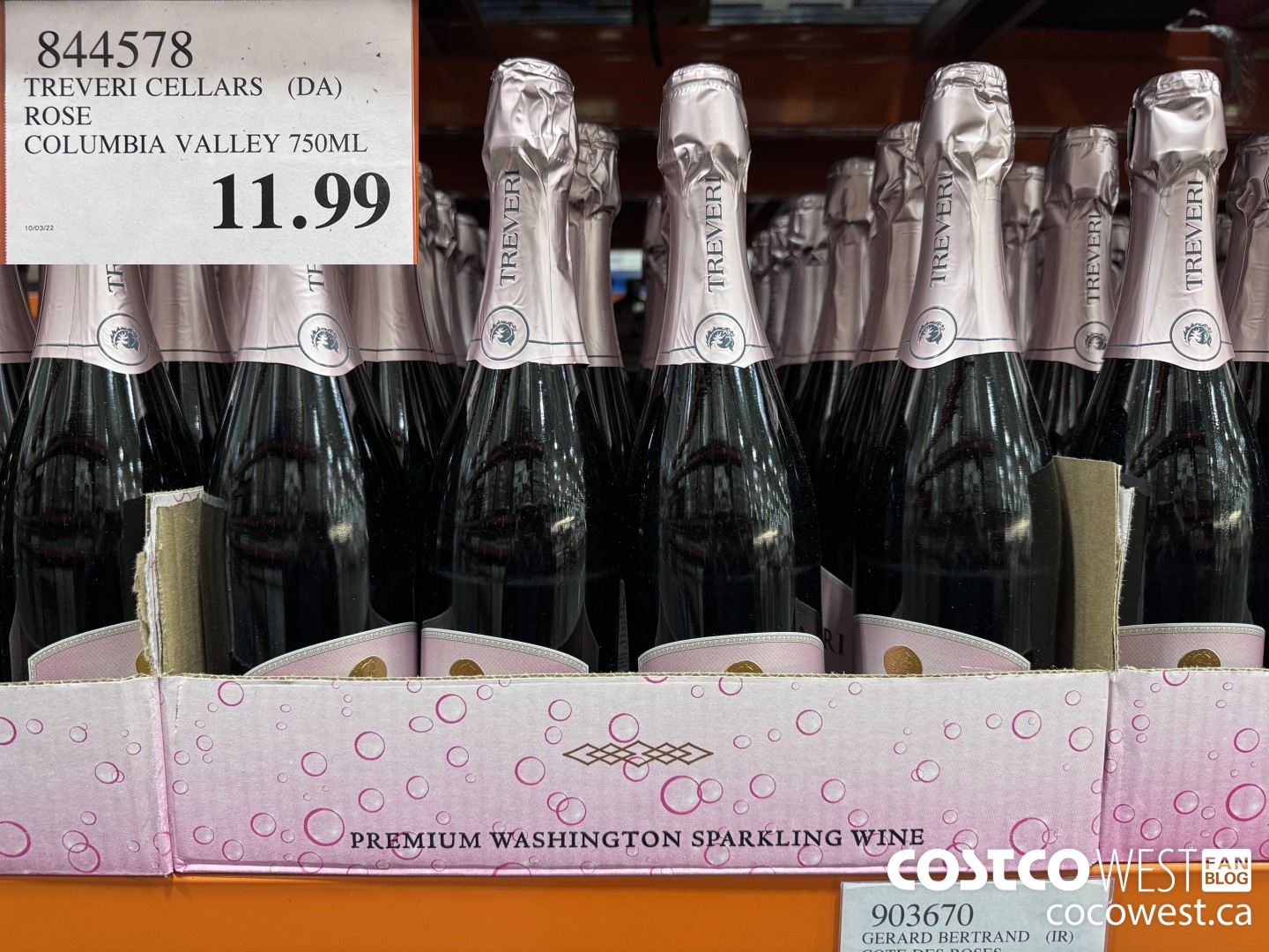 844578 TREVERI CELLARS (DA) ROSE COLUMBIA VALLEY 750ML $11.99