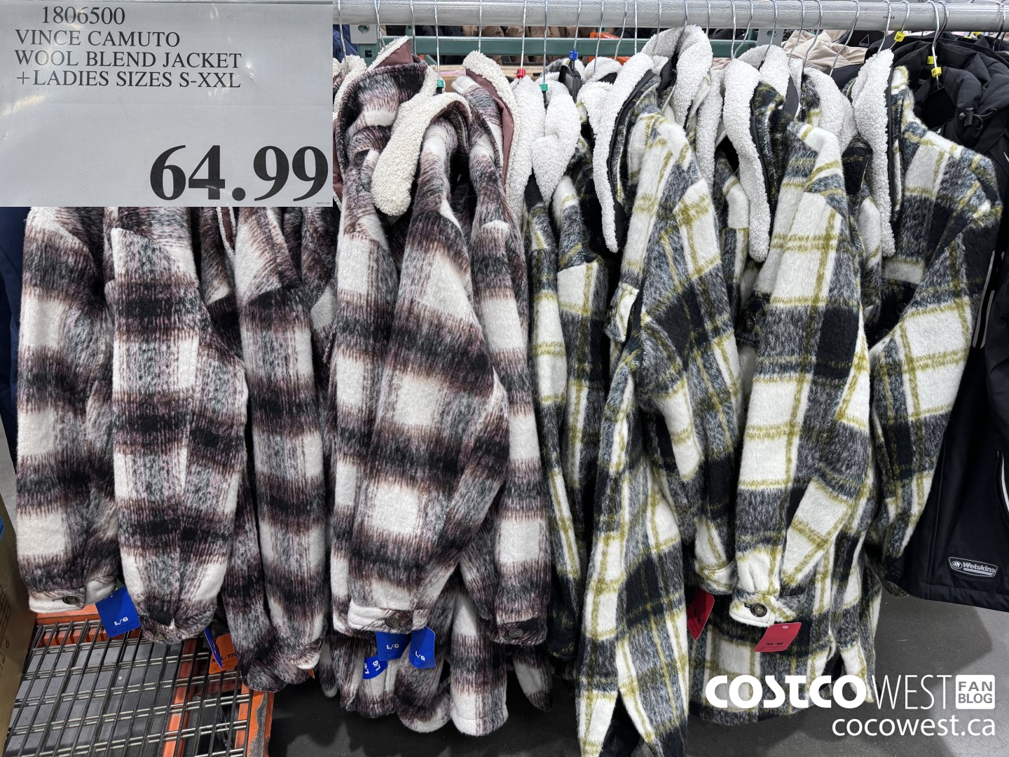 1806500 VINCE CAMUTO WOOL BLEND JACKET LADIES SIZES S-XXL $64.99