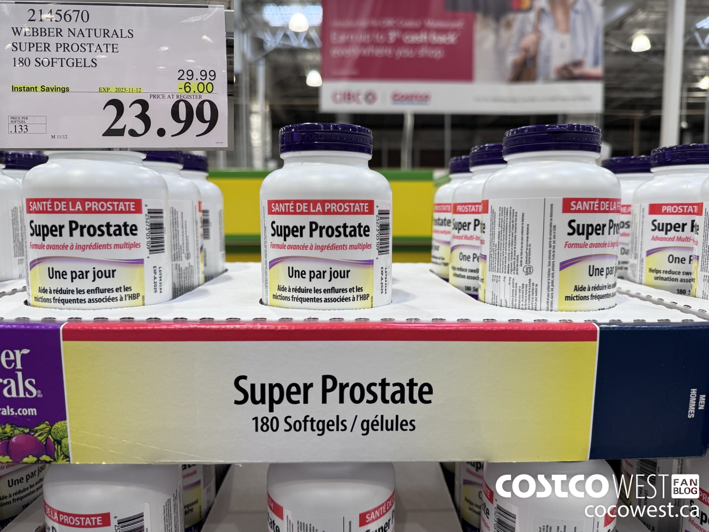 2145670 WEBBER NATURALS SUPER PROSTATE ADVANCED FORMULA 180 SOFTGELS ($6.00 INSTANT SAVINGS EXPIRES ON 2023-11-12) $23.99