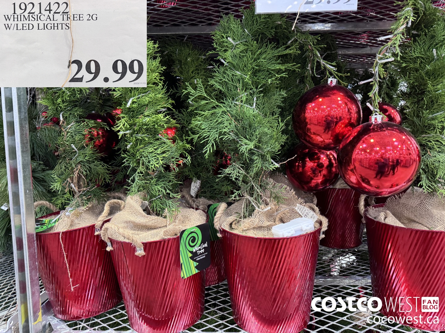 1921422 WHIMISCAL TREE 2G W/LED LIGHTS $29.99