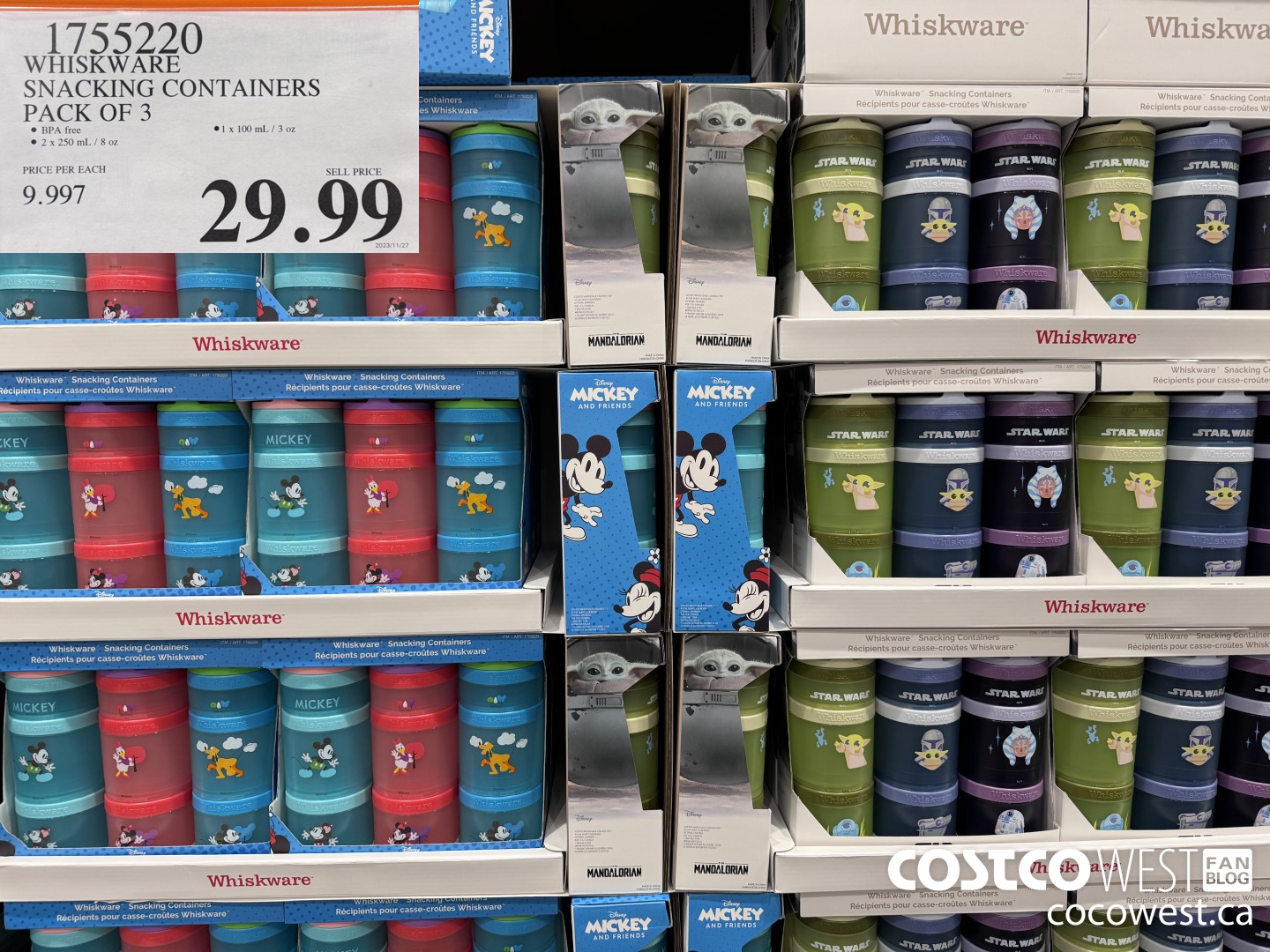 1755220 WHISKWARE SNACKING CONTAINERS PACK OF 3 $29.99