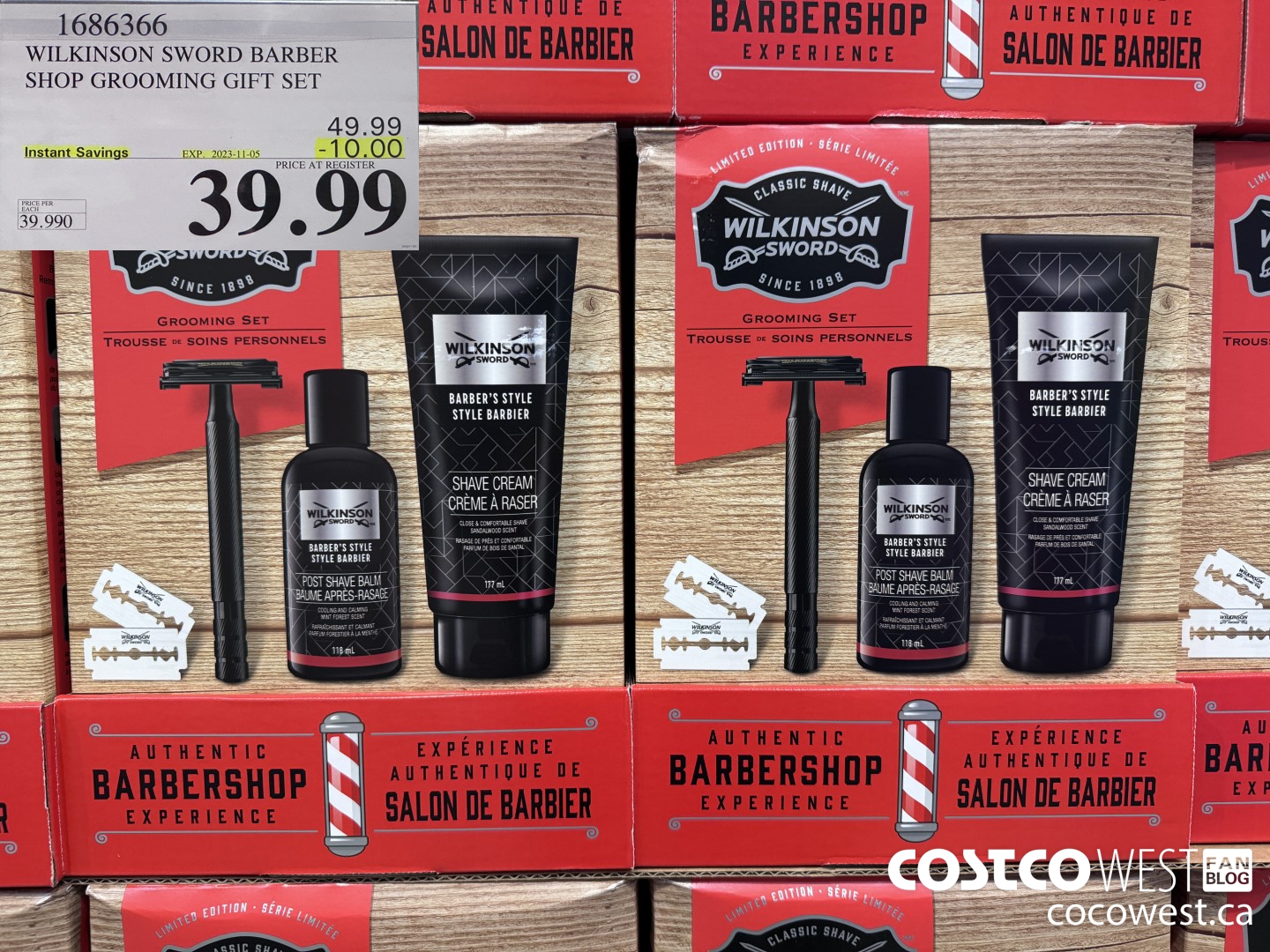 1686366 WILKINSON SWORD BARBER SHOP GROOMING GIFT SET ($10.00 INSTANT SAVINGS EXPIRES ON 2023-11-05) $39.99