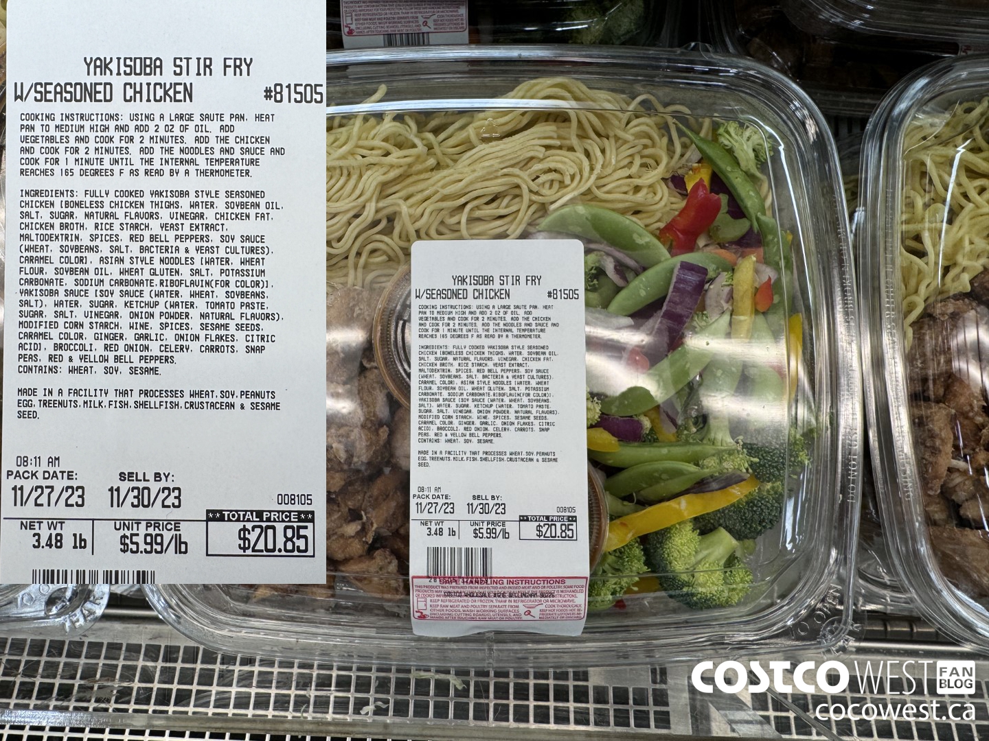 81505 YAKISOBA STIR FRY W/ SEASONED CHICKEN $5.99