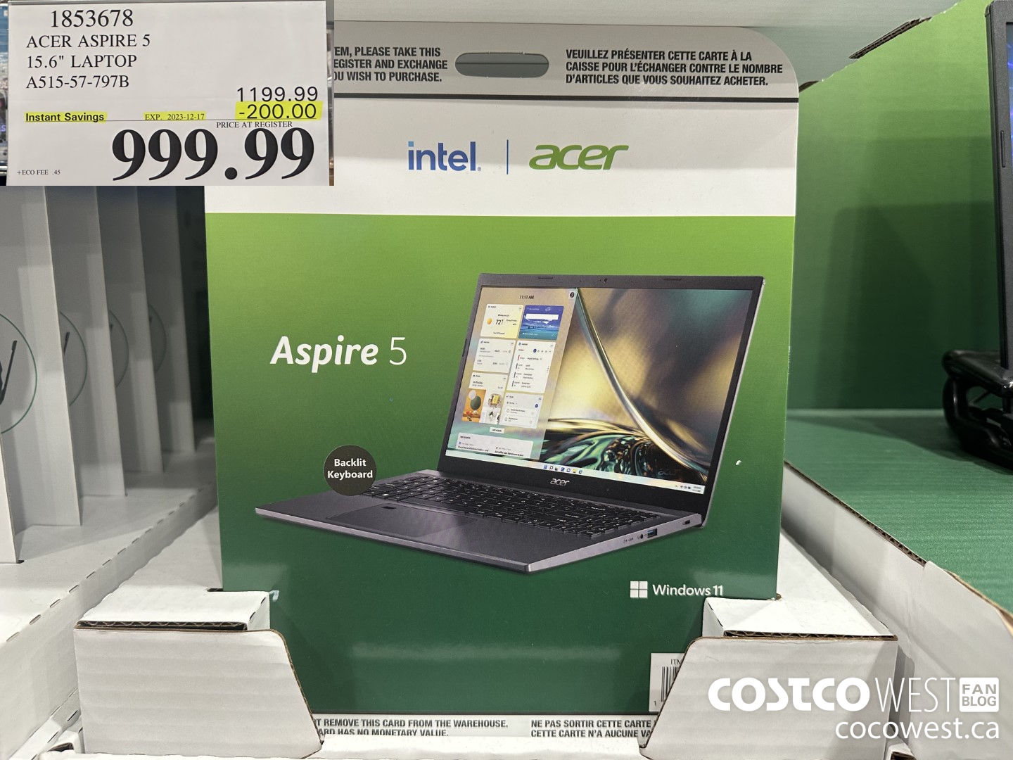 1853678 ACER ASPIRE 5 15.6