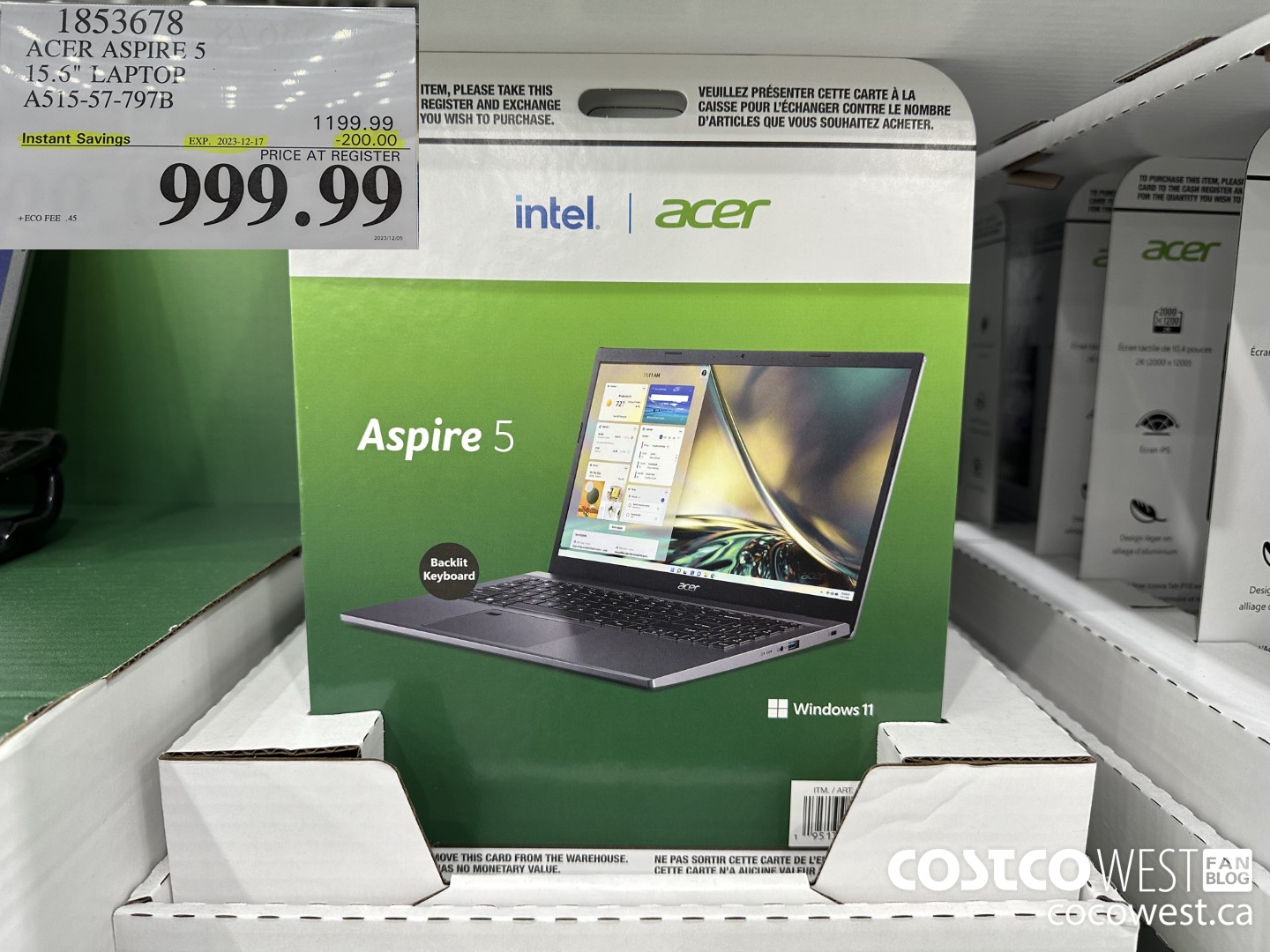 1853678 ACER ASPIRE 5 15.6