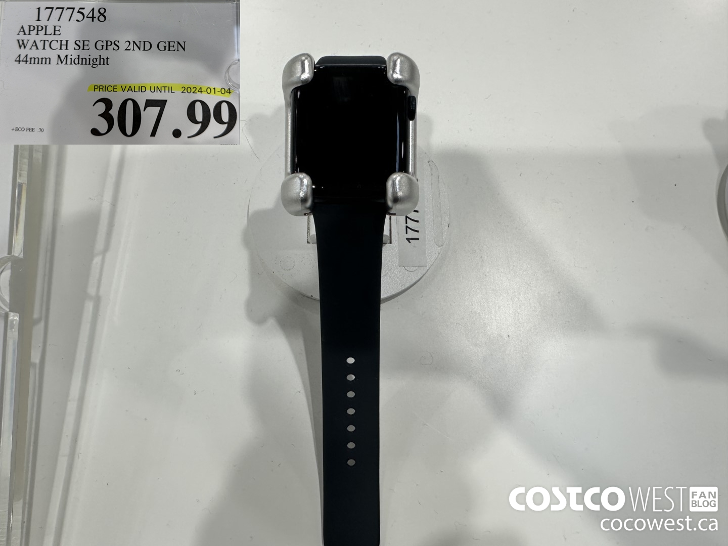 1777548 APPLE WATCH SE GPS 2ND GEN 44MM MIDNIGHT (EXPIRES ON 2024-01-04) $307.99