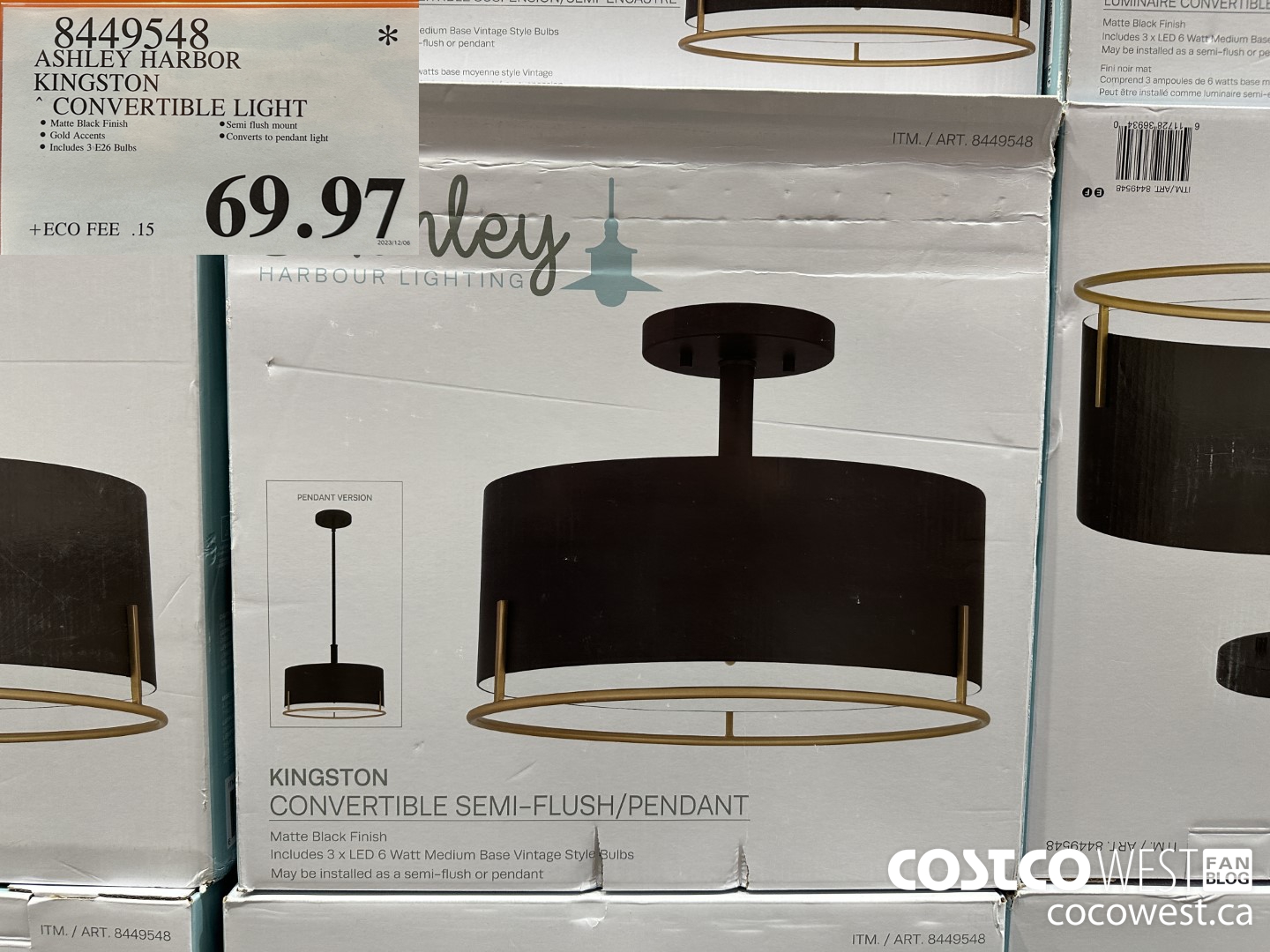 8449548 ASHLEY HARBOR KINGSTON CONVERTIBLE LIGHT $69.97