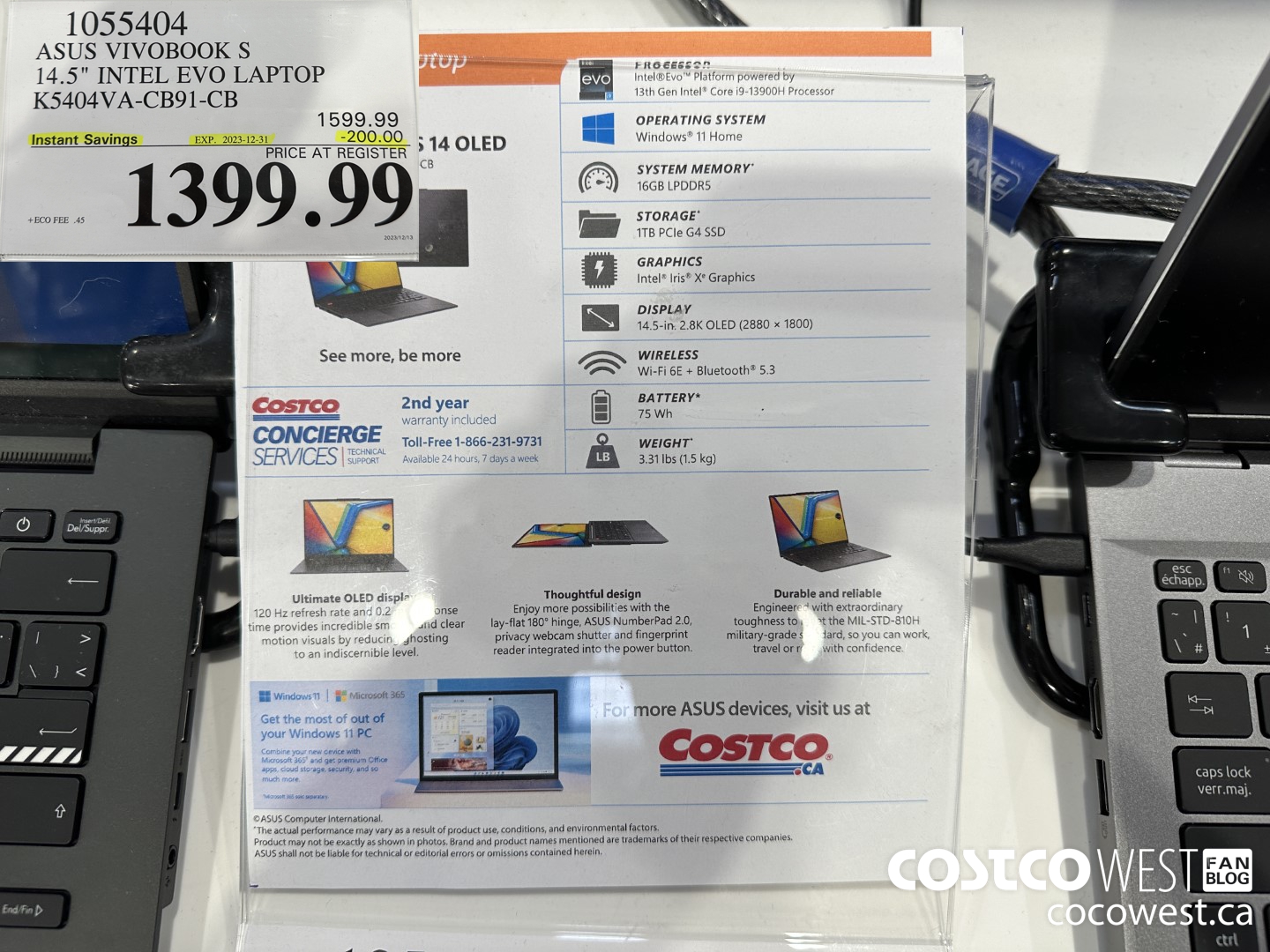 1055404 ASUS VIVOBOOK S 14.5