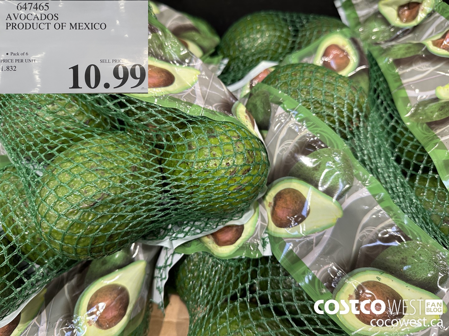 647465 AVOCADOS PRODUCT OF MEXICO $10.99