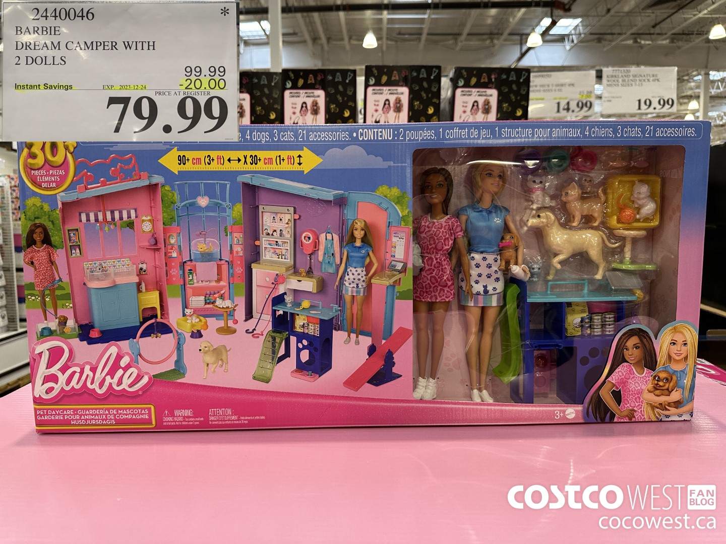 2440046 BARBIE DREAM CAMPER WITH 2 DOLLS ($20.00 INSTANT SAVINGS EXPIRES ON 2023-12-24) $79.99