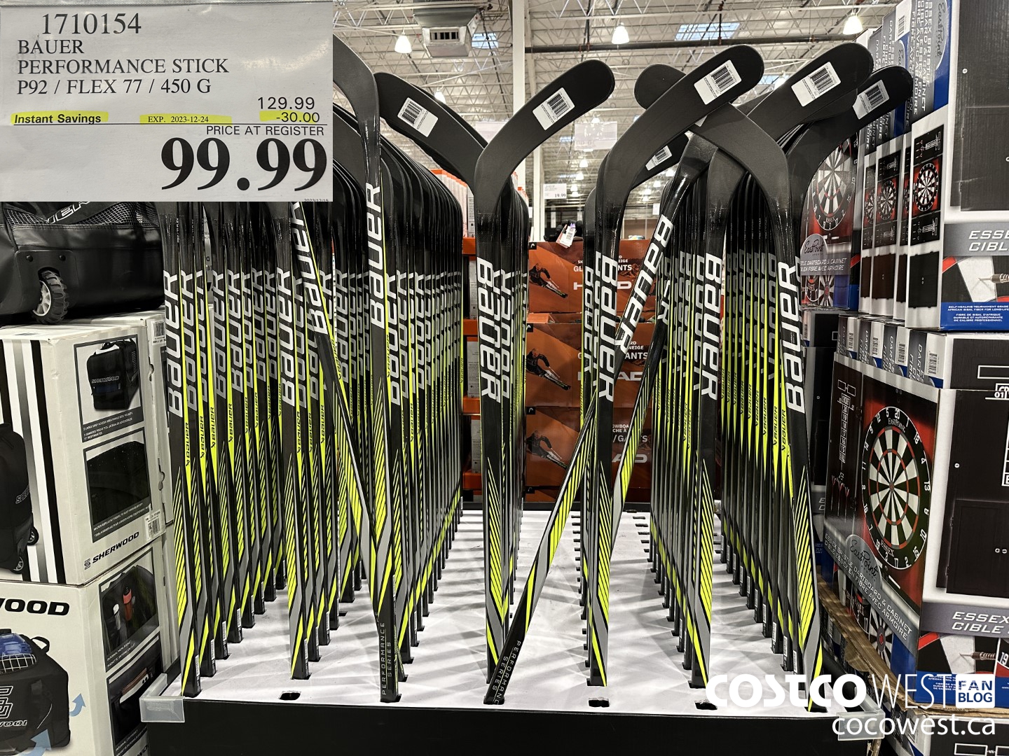 1710154 BAUER PERFORMANCE STICK P92/FLEX 77/450G ($30.00 INSTANT SAVINGS EXPIRES ON 2023-12-24) $99.99