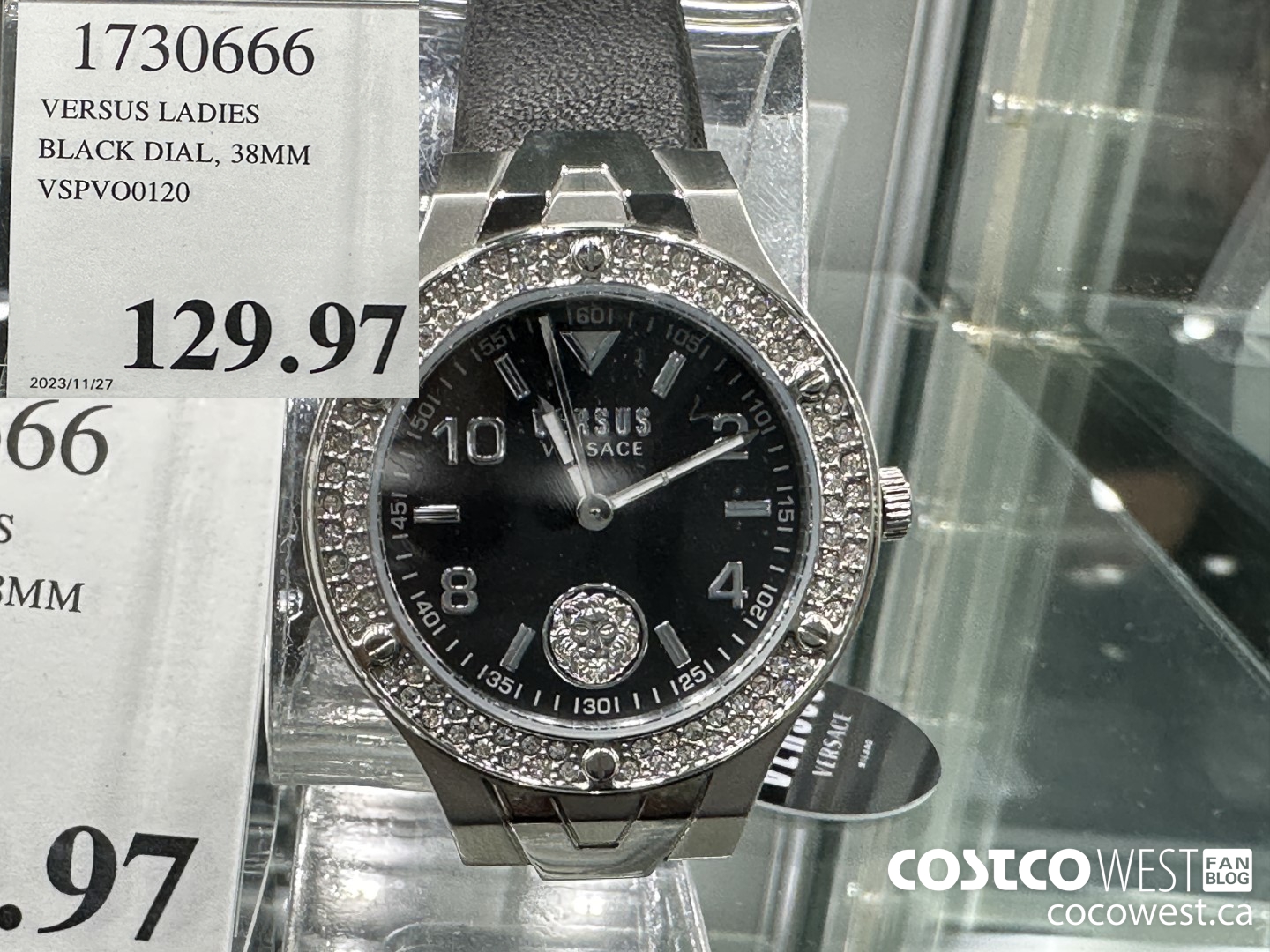 1730666 BERSUS LADIES BLACK DIAL, 38MM VSPVO0120 $129.97