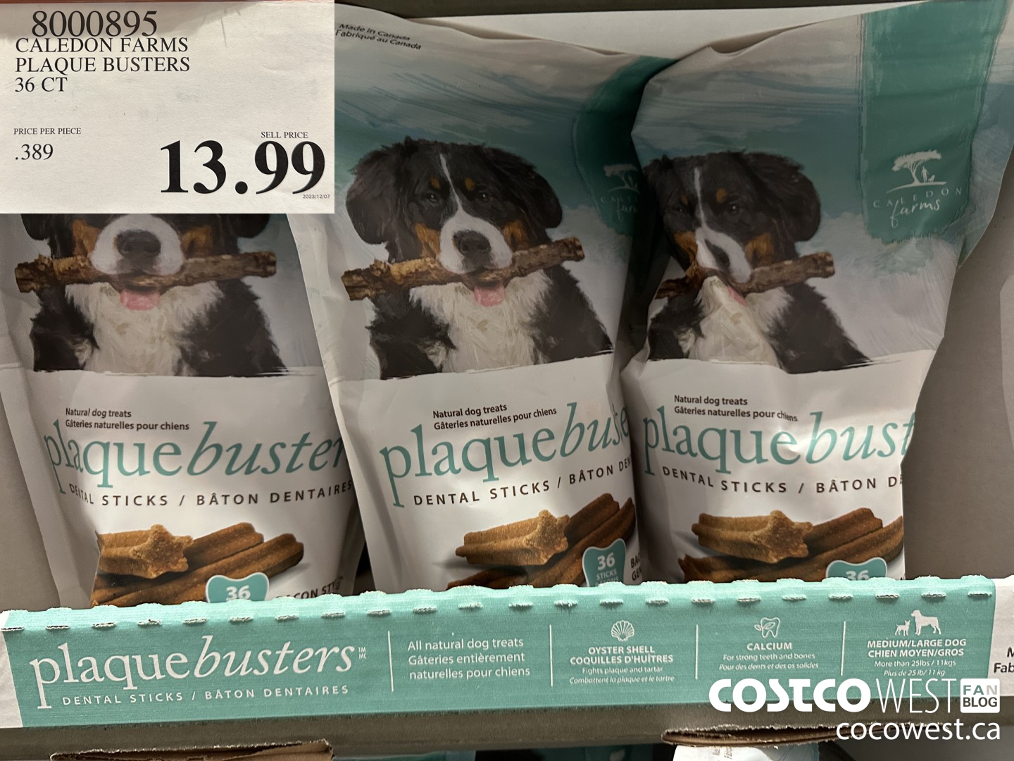 8000895 CALENDON FARMS PLAQUE BUSTERS 36 CT $13.99