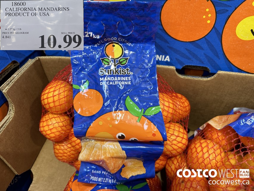 18600 CALIFORNIA MANDARINS PRODUCT OF USA $10.99