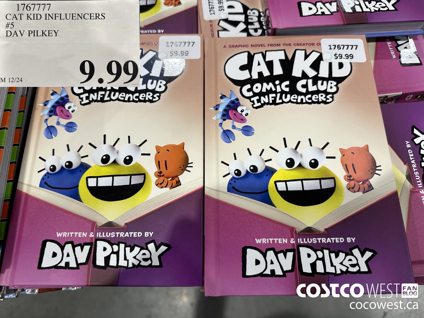 1767777 CAT KID INFLUENCERS #5 DAV PILKEY $9.99