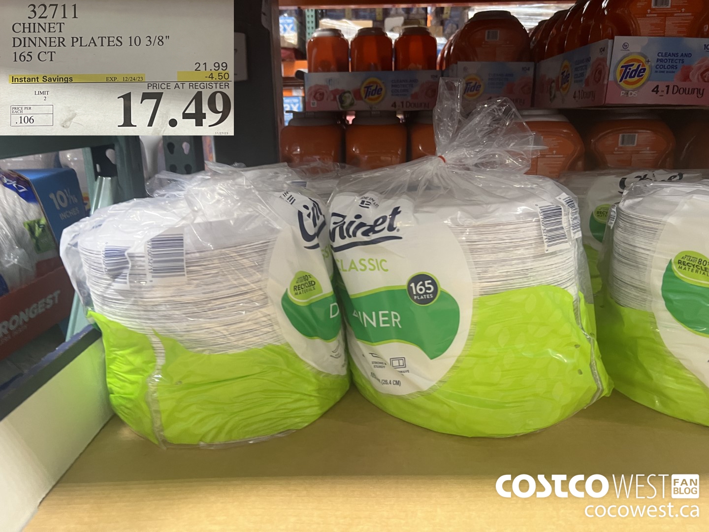 32711 CHINET DINNER PLATES 10 3/8