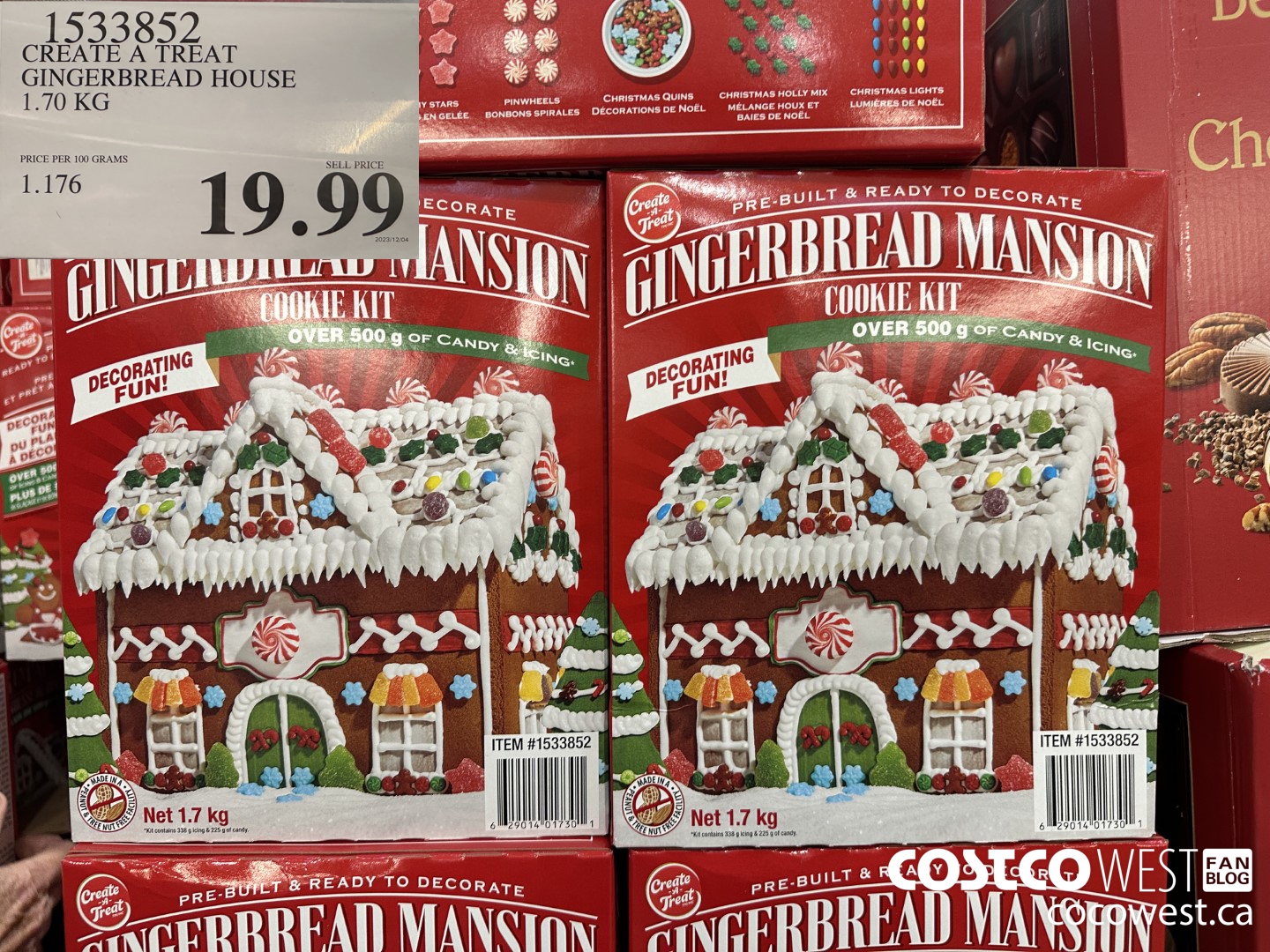 1533852 CREATE A TREAT GINGERBREAD HOUSE 1.70 KG $19.99