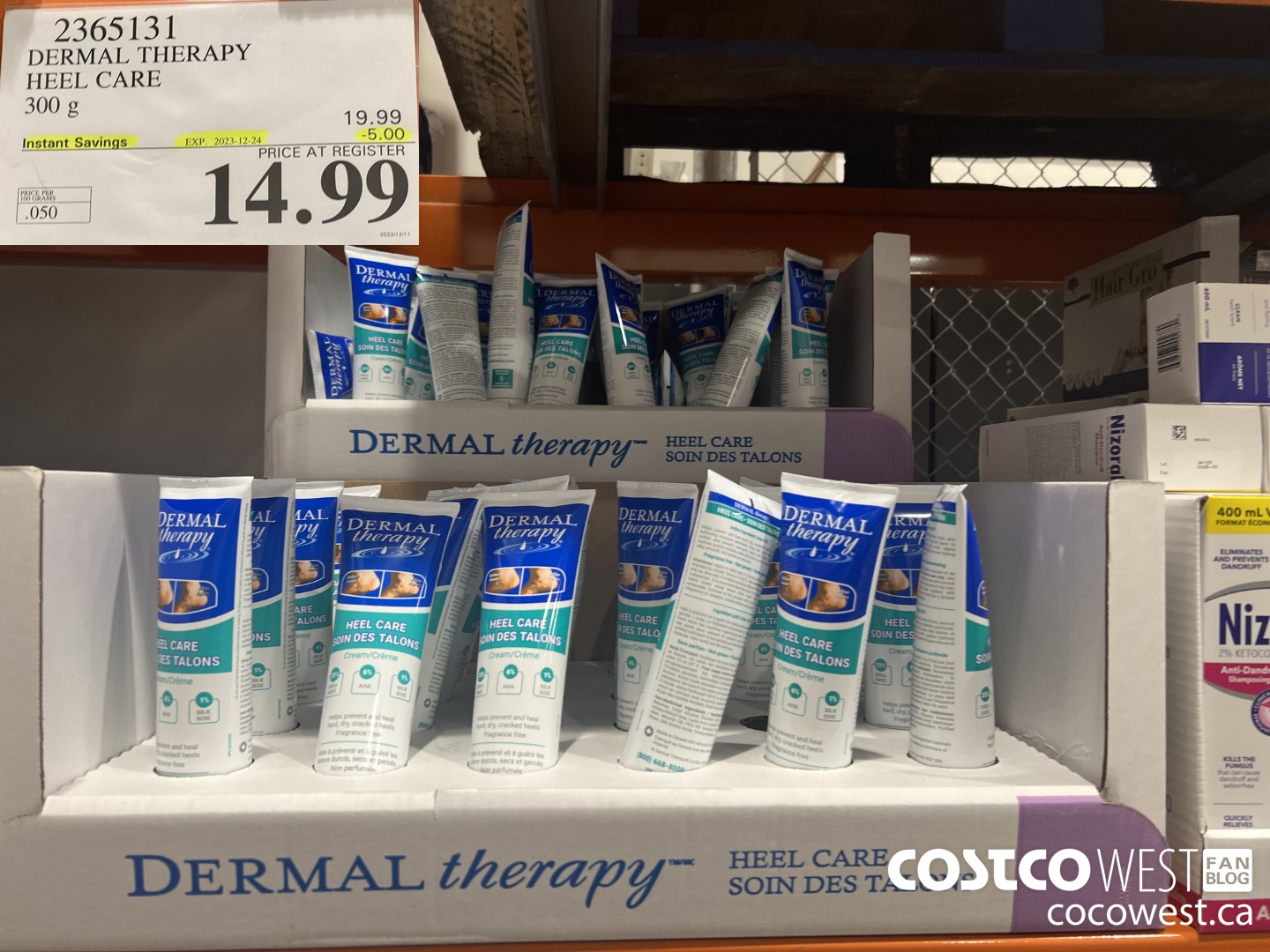 2365131 DERMAL THERAPY HEEL CARE 300G ($5.00 INSTANT SAVINGS EXPIRES ON 2023-12-24) $14.99