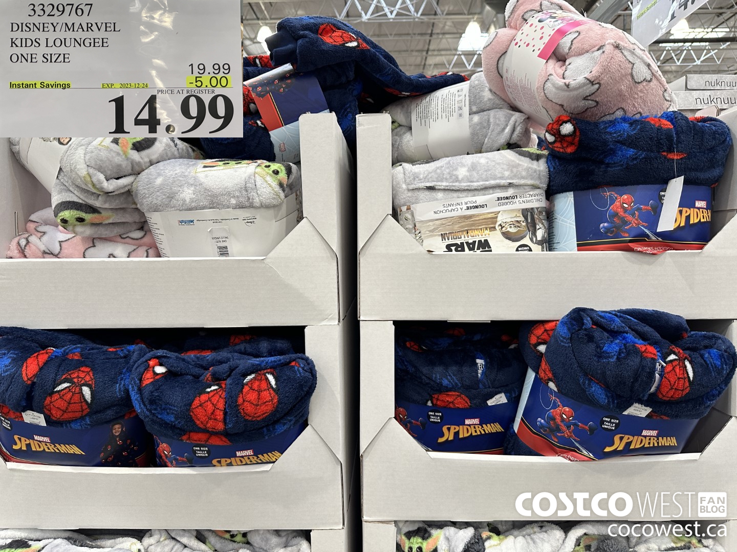 3329767 DISNEY/MARVEL KIDS LOUNGEE ONE SIZE ($5.00 INSTANT SAVINGS EXPIRES ON 2023-12-24) $14.99