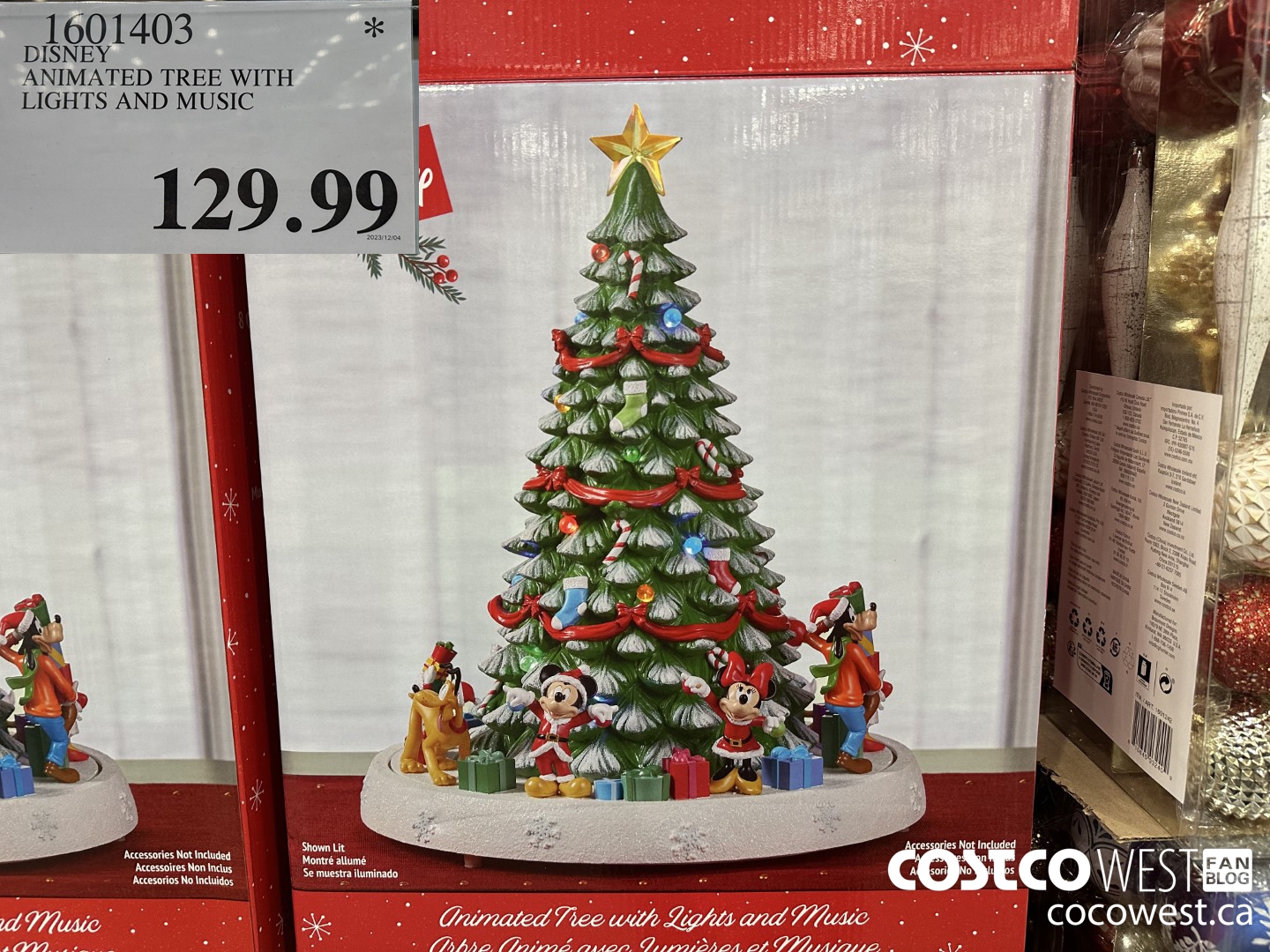 1601403 DISNEY ANIMATED TREE WITH LIGHTS AND MUSIC $129.99