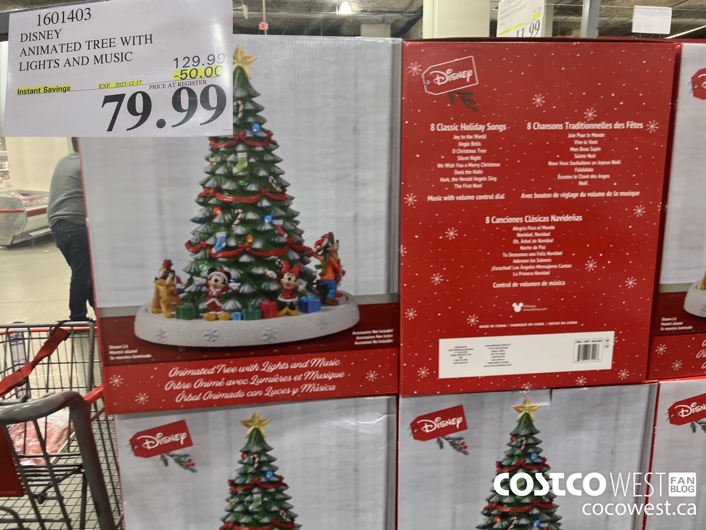 1601403 DISNEY ANIMATED TREE WITH LIGHTS AND MUSIC ($50.00 INSTANT SAVINGS EXPIRES ON 2023-12-17) $79.99