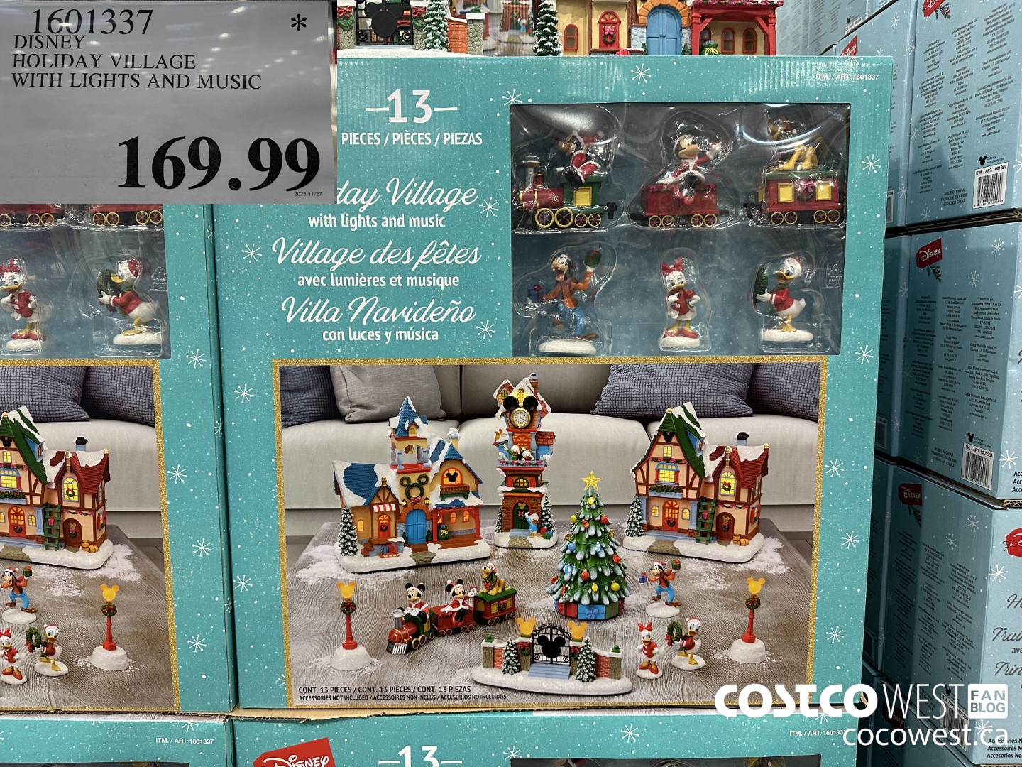1601337 DISNEY HOLIDAY VILLAGE WITH LIGHTS AND MUSIC $169.99