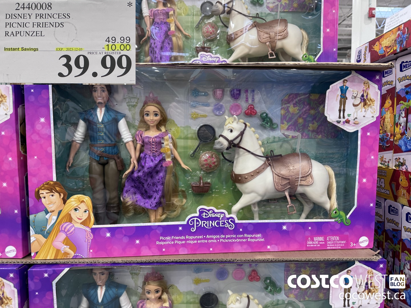 2440008 DISNEY PRINCESS PICNIC FRIENDS RAPUNZEL ($10.00 INSTANT SAVINGS EXPIRES ON 2023-12-03) $39.99