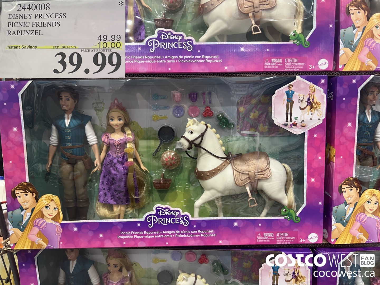 2440008 DISNEY PRINCESS PICNIC FRIENDS RAPUNZEL ($10.00 INSTANT SAVINGS EXPIRES ON 2023-12-24) $39.99